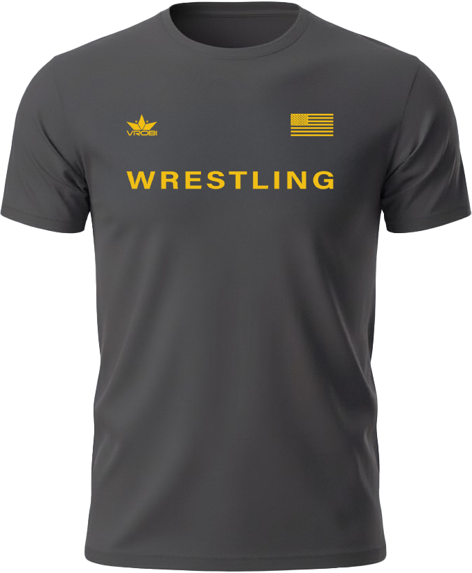Freedom Wrestling Unisex T-Shirt (Charcoal)