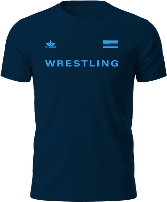 Freedom Wrestling Unisex T-Shirt (Navy)