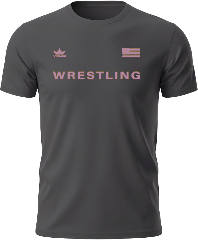 Freedom Wrestling Unisex T-Shirt (Charcoal)