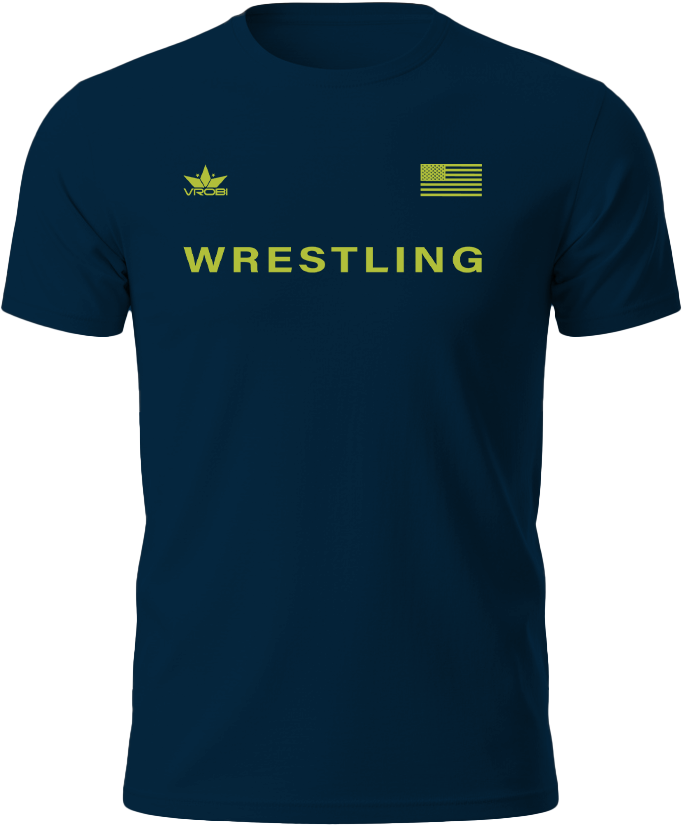 Freedom Wrestling Unisex T-Shirt (Navy)