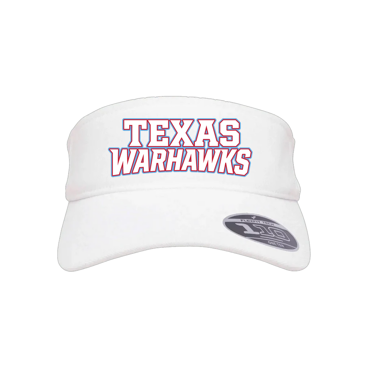 Texas Warhawks (Kent) Baseball- Visor 1 (White)