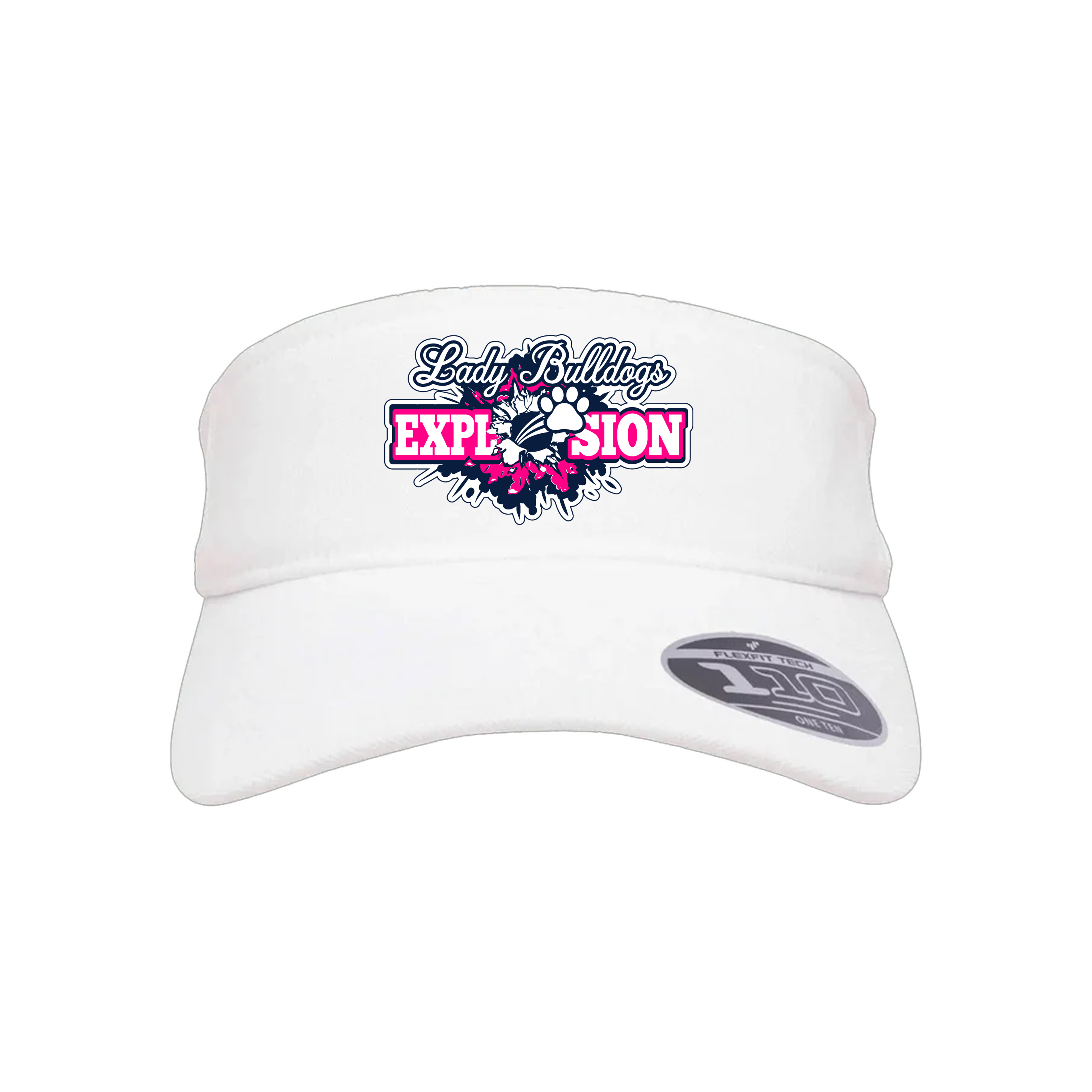Lady Bulldogs Explosion Fastpitch (Lloyd)- Visor 1 (White)