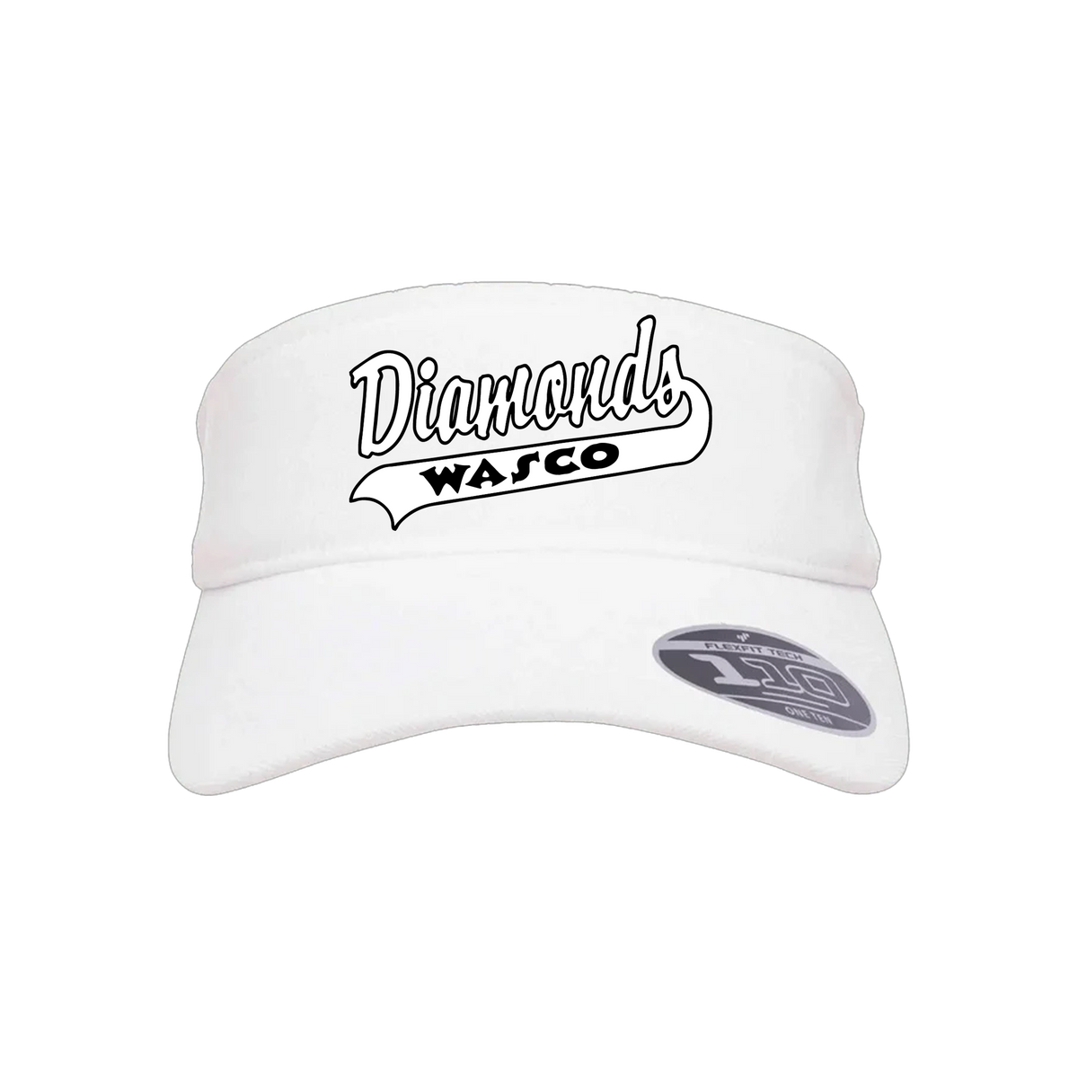Wasco Diamonds Fastpitch (Morrow) 2026- Visor 1 (White)