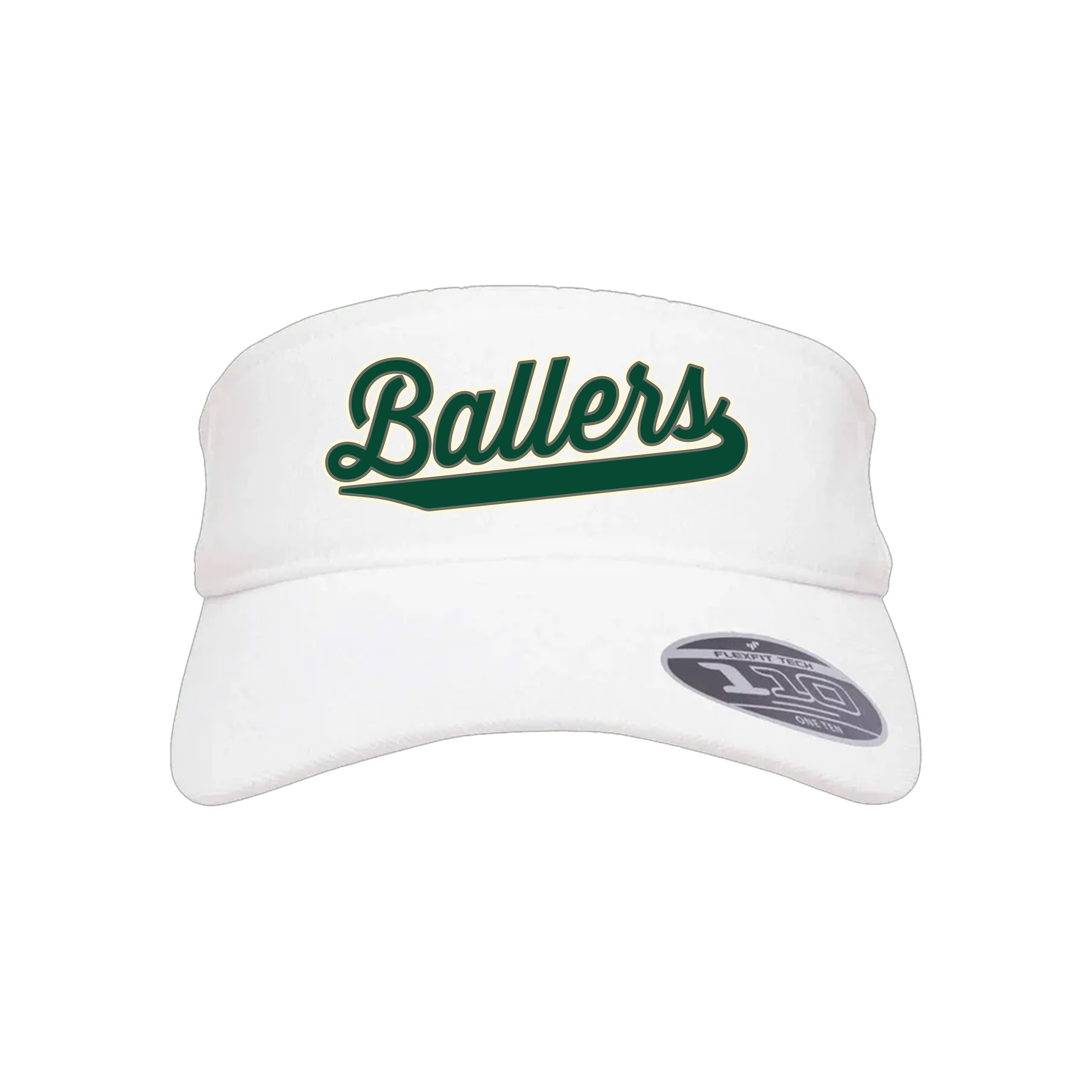 Ballers Baseball (Wyble)- Visor 1 (White)