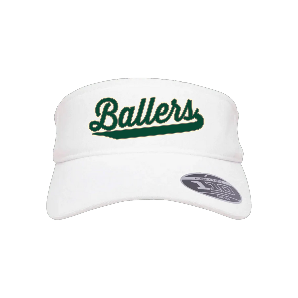 Ballers Baseball (Wyble)- Visor 1 (White)