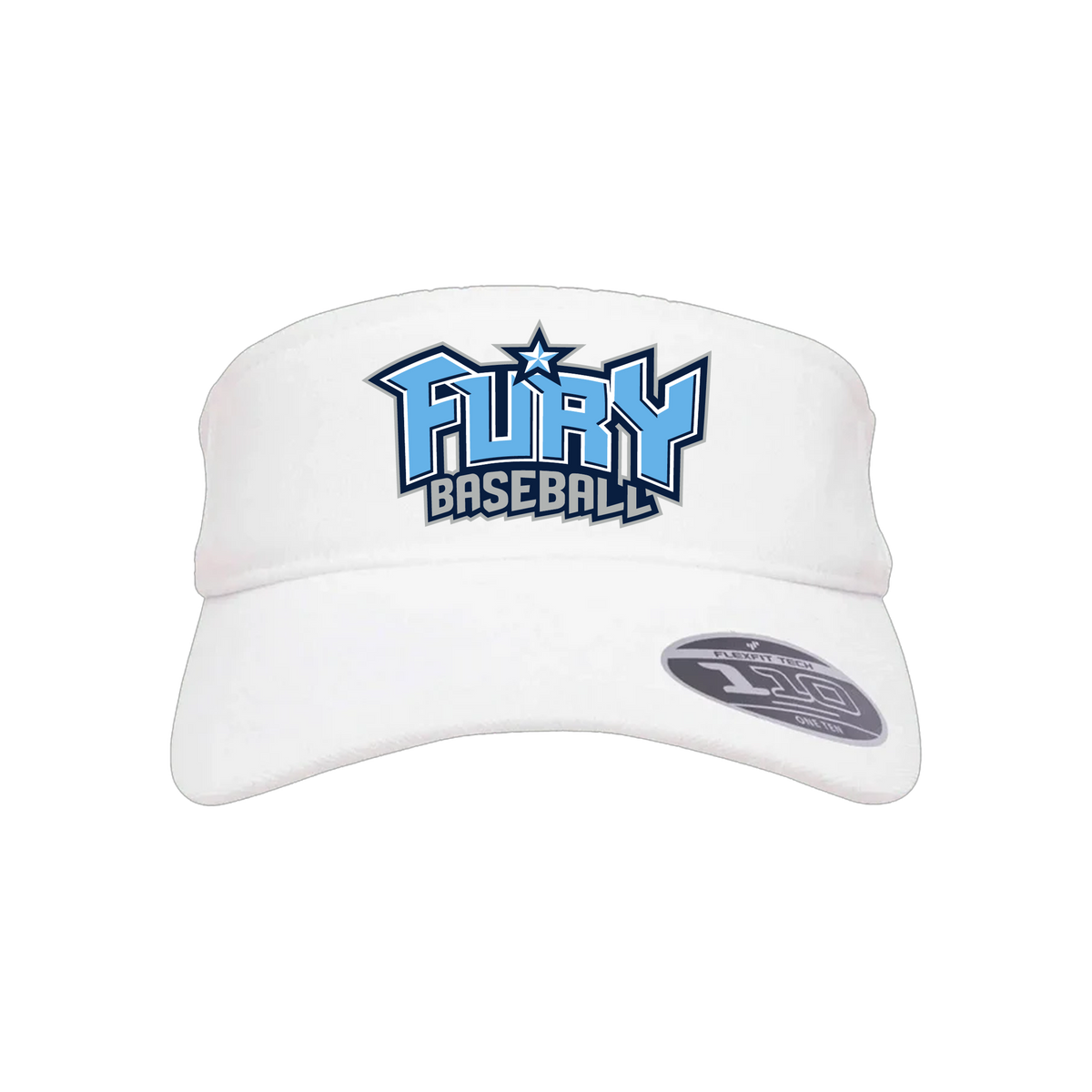 TP FURY (Tasker) Baseball- Visor 1 (White)
