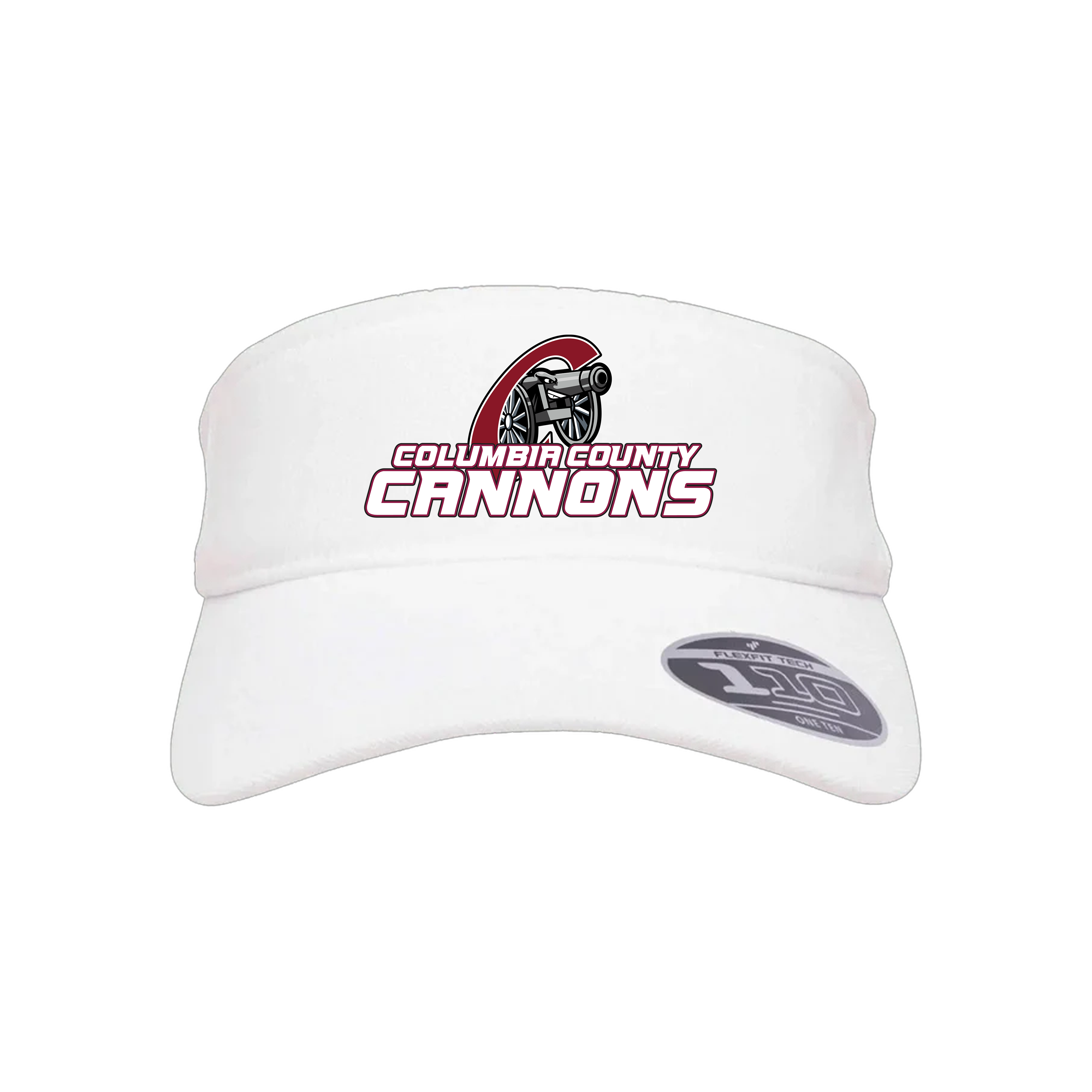 Columbia County Cannons Baseball (Bentley)- Visor 1 (White)