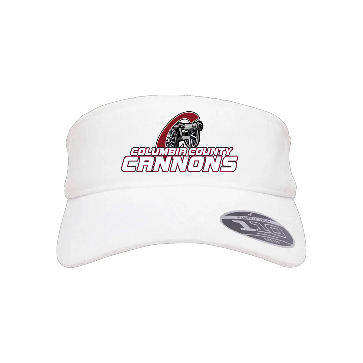 Columbia County Cannons Baseball (Bentley)- Visor 1 (White)