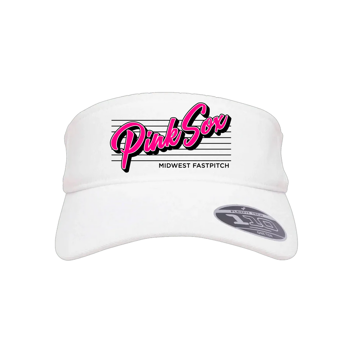 Midwest Pink Sox Fastpitch (Cameron) 2026- Visor 1 (White)