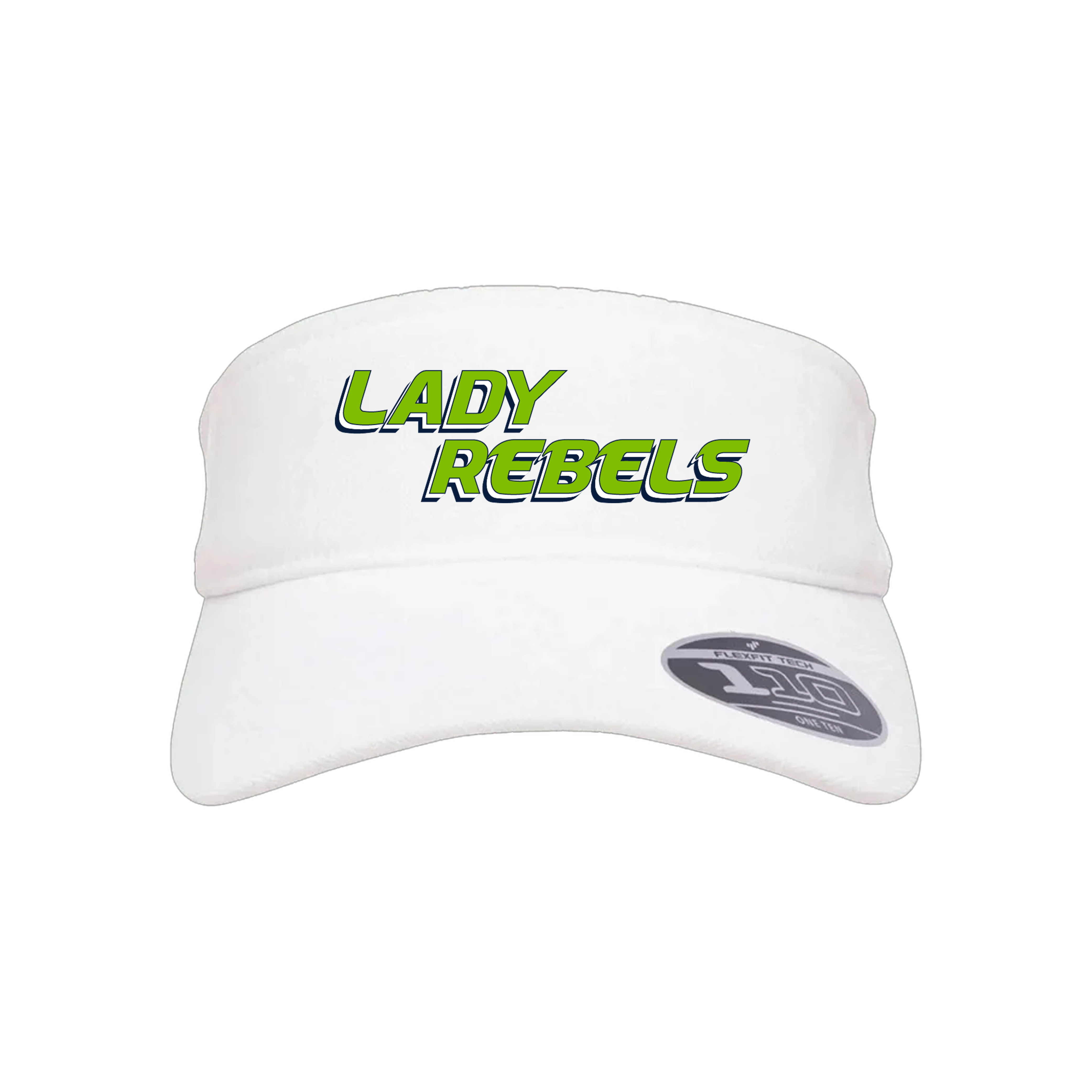 Lady Rebels (Corpman) Fastpitch- Visor 1 (White)
