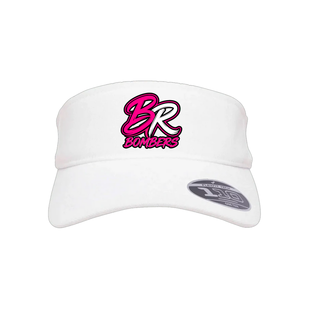 Back Road Bombers Fastpitch (Bear)- Visor 1 (White)