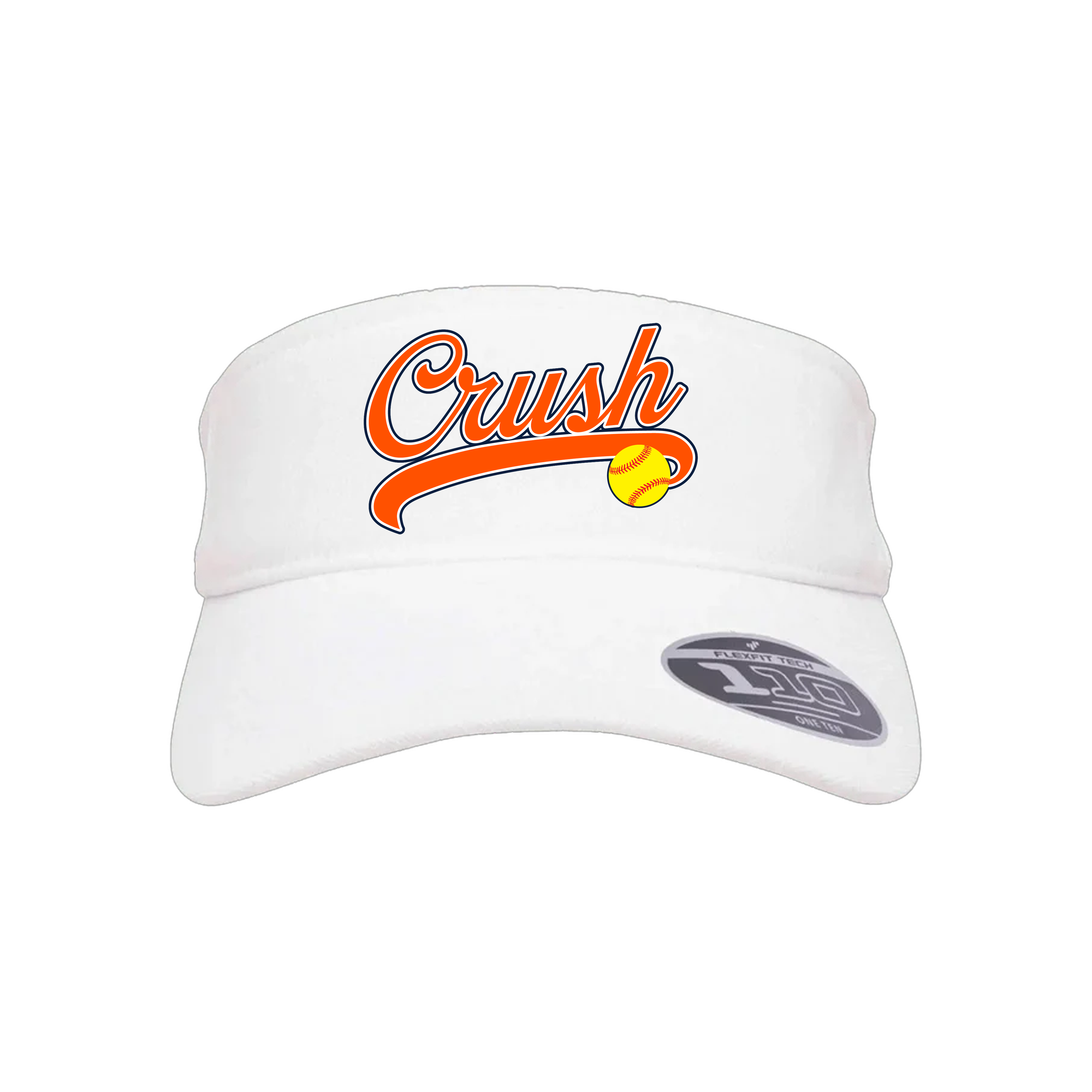 Carterville Crush (Wheaton) Fastpitch- Visor 1 (White)