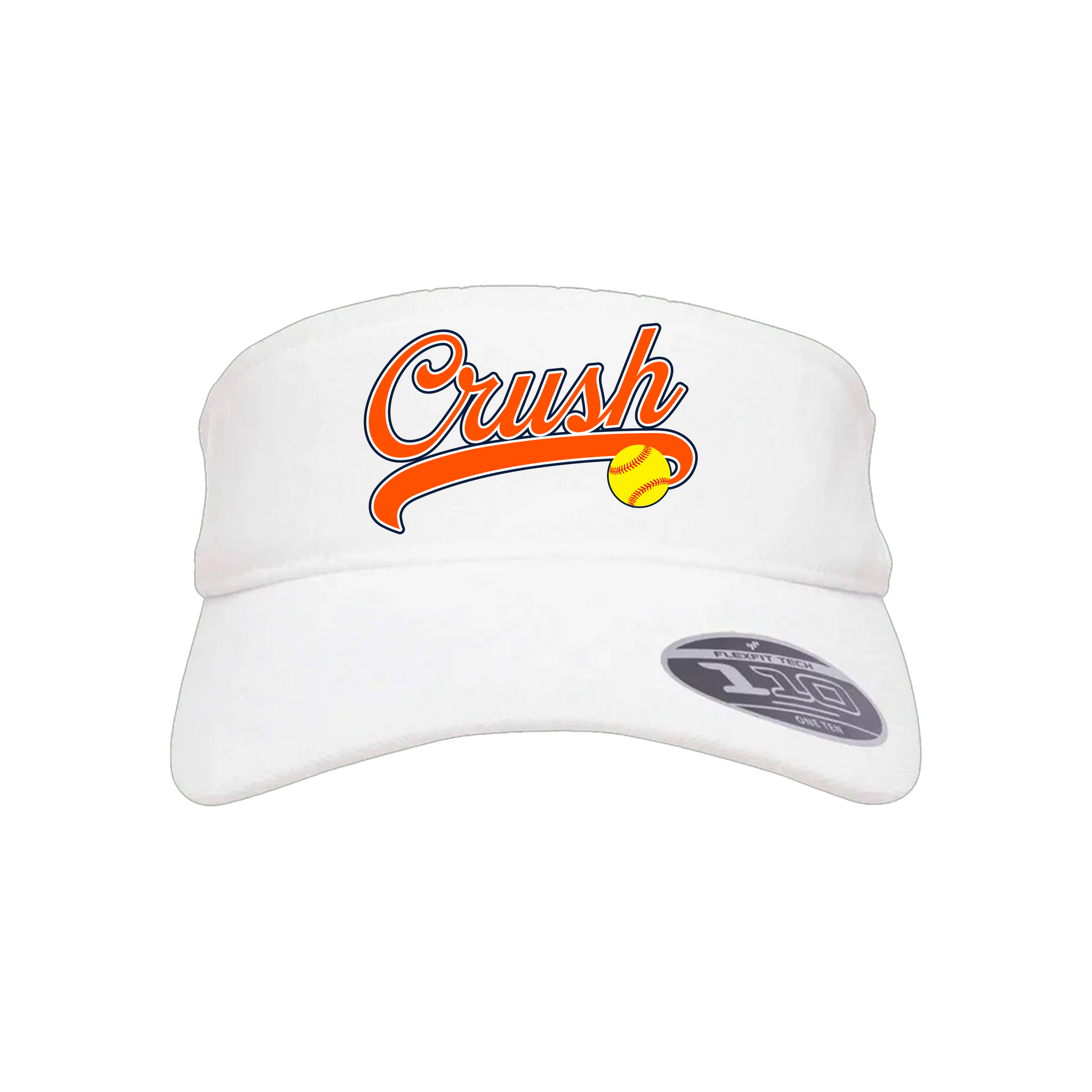 Carterville Crush (Wheaton) Fastpitch- Visor 1 (White)