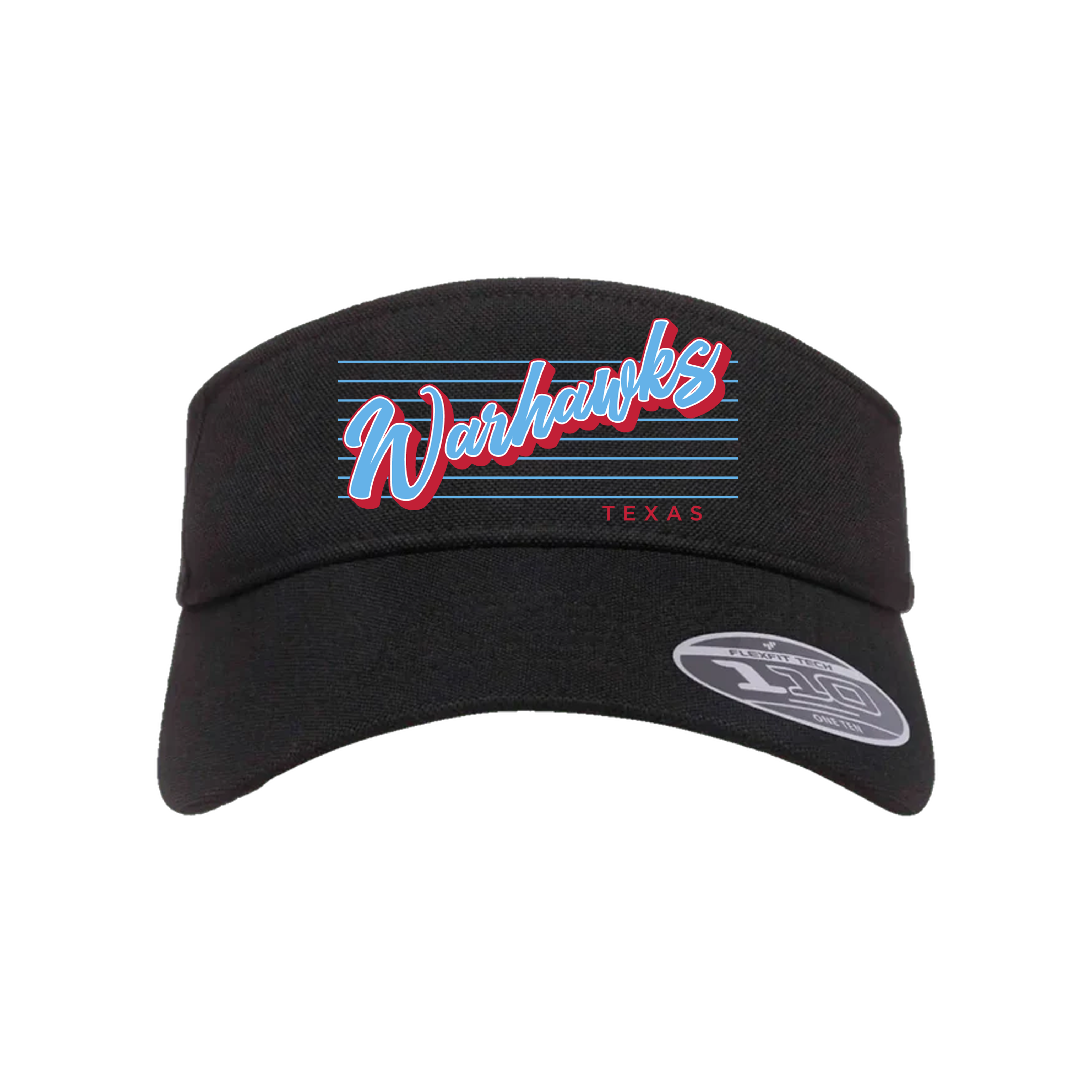 Texas Warhawks (Kent) Baseball- Visor 2 (Black)