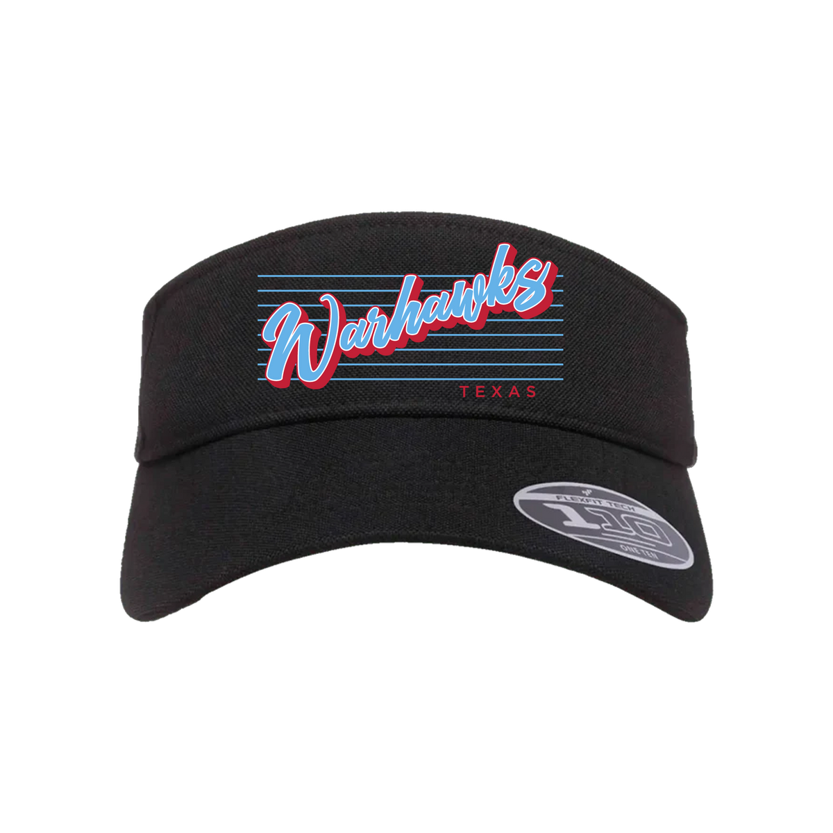 Texas Warhawks (Kent) Baseball- Visor 2 (Black)