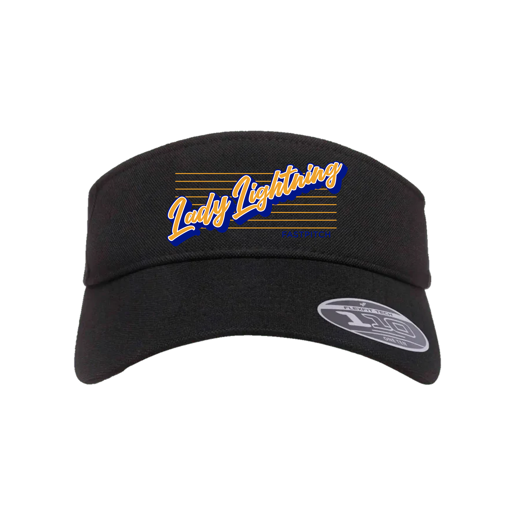 Lady Lightning Fastpitch (Vernon)- Visor 2 (Black)