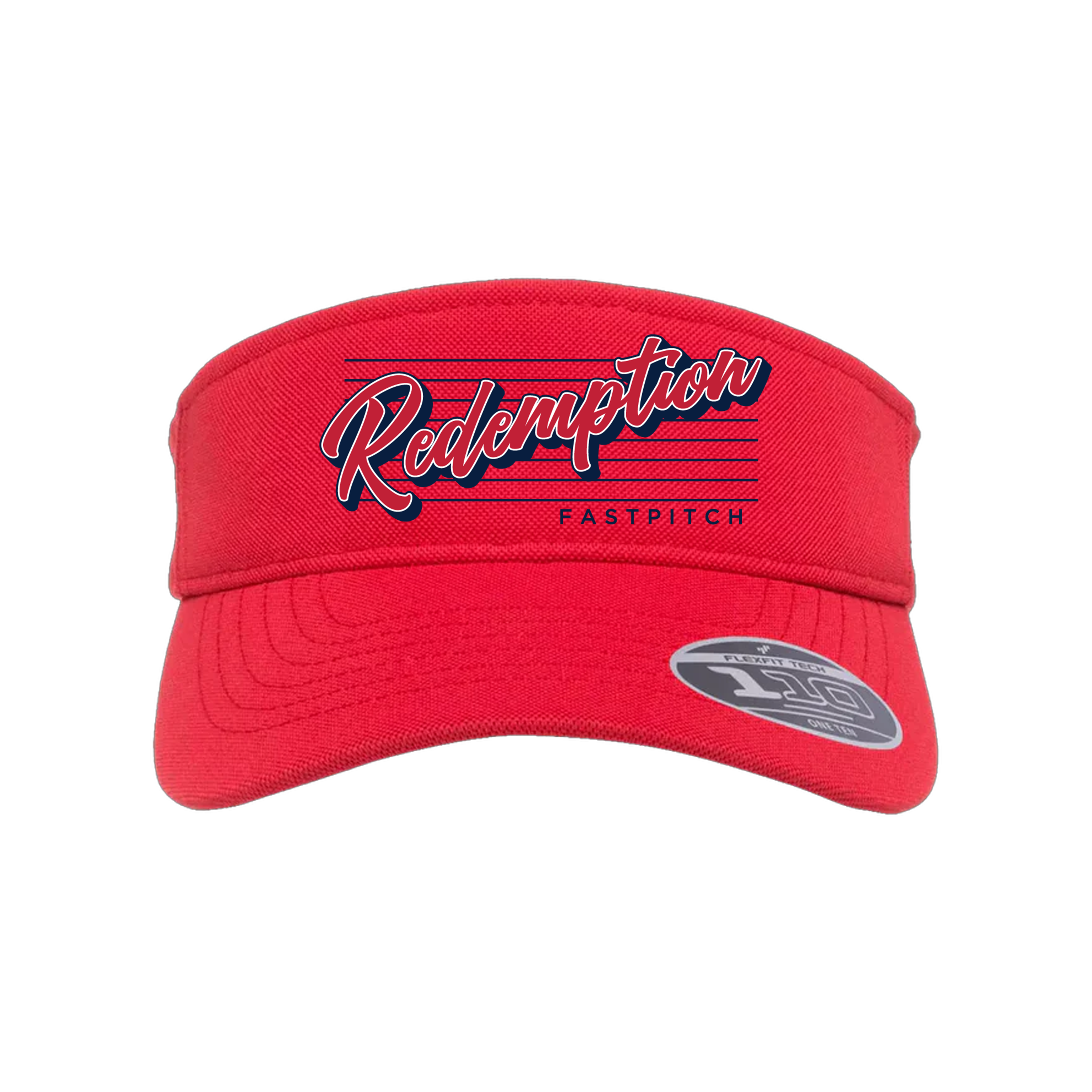 Redemption (Martinez-Aguilar) Fastpitch- Visor 3 (Red)