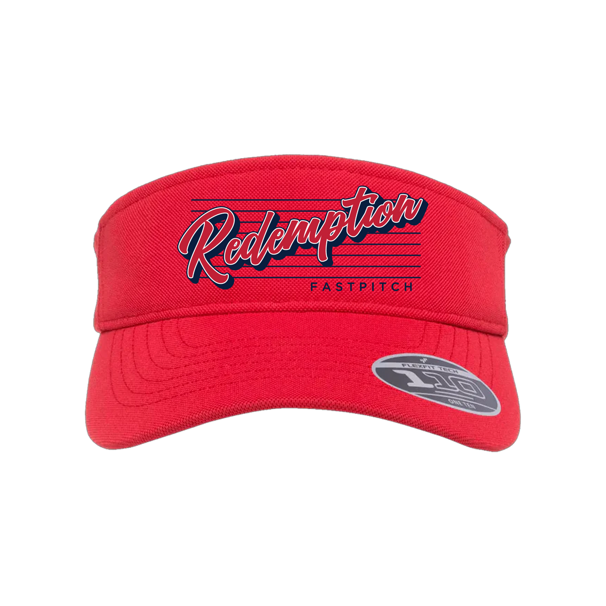 Redemption (Martinez-Aguilar) Fastpitch- Visor 3 (Red)