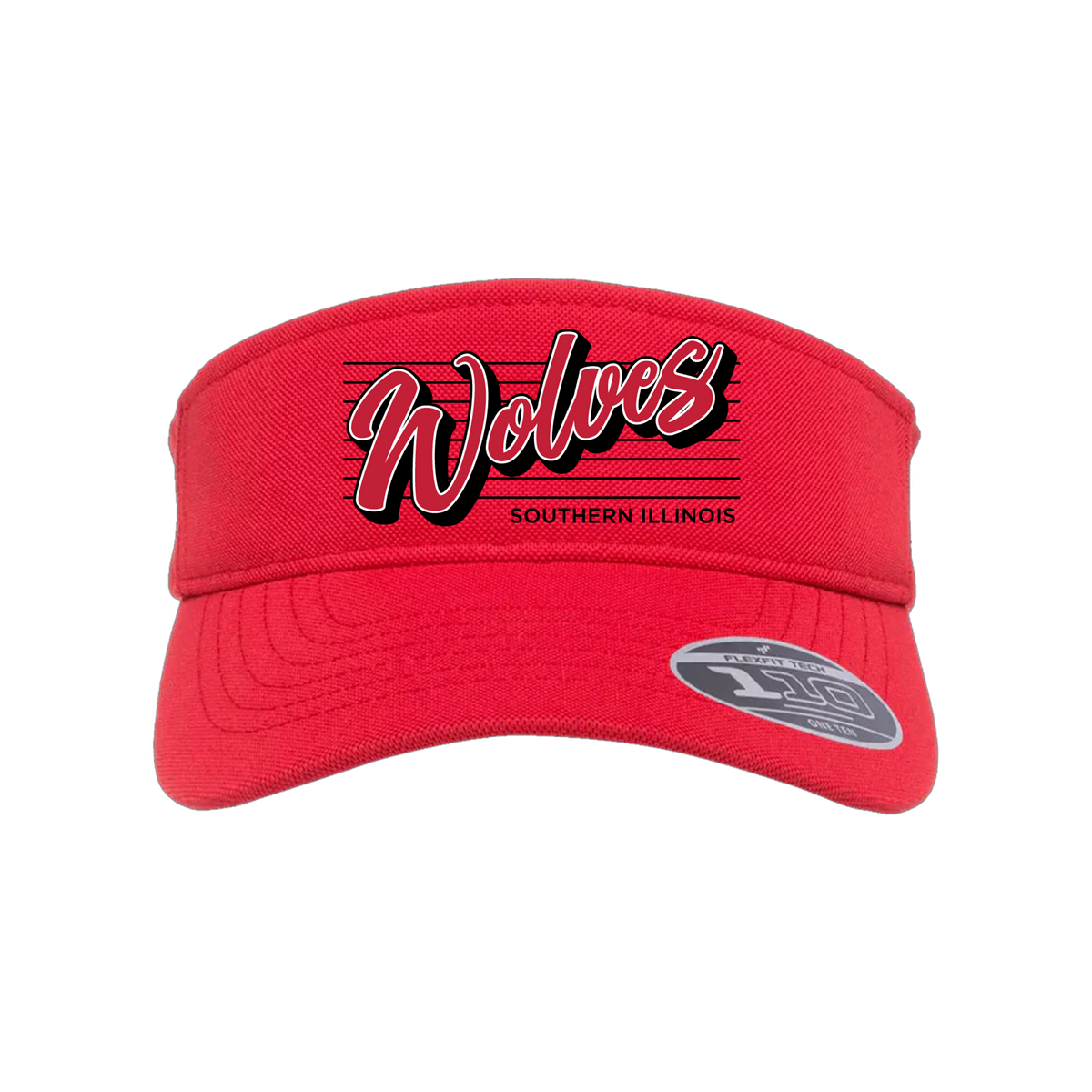 Southern Illinois Wolves (Mahan) Baseball 2026- Visor 3 (Red)