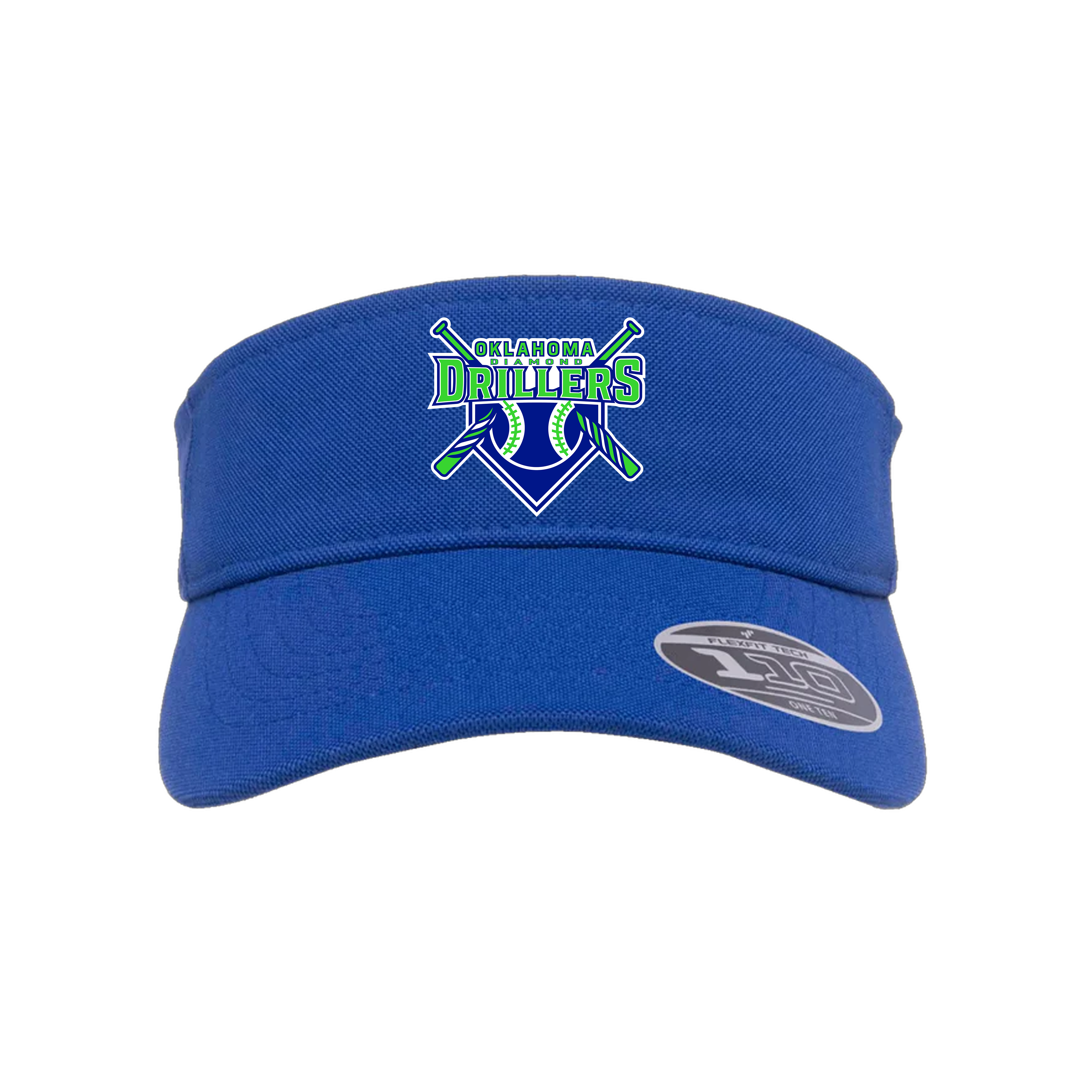 Oklahoma Diamond Drillers Baseball (Miller)- Visor 3 (Royal Blue)