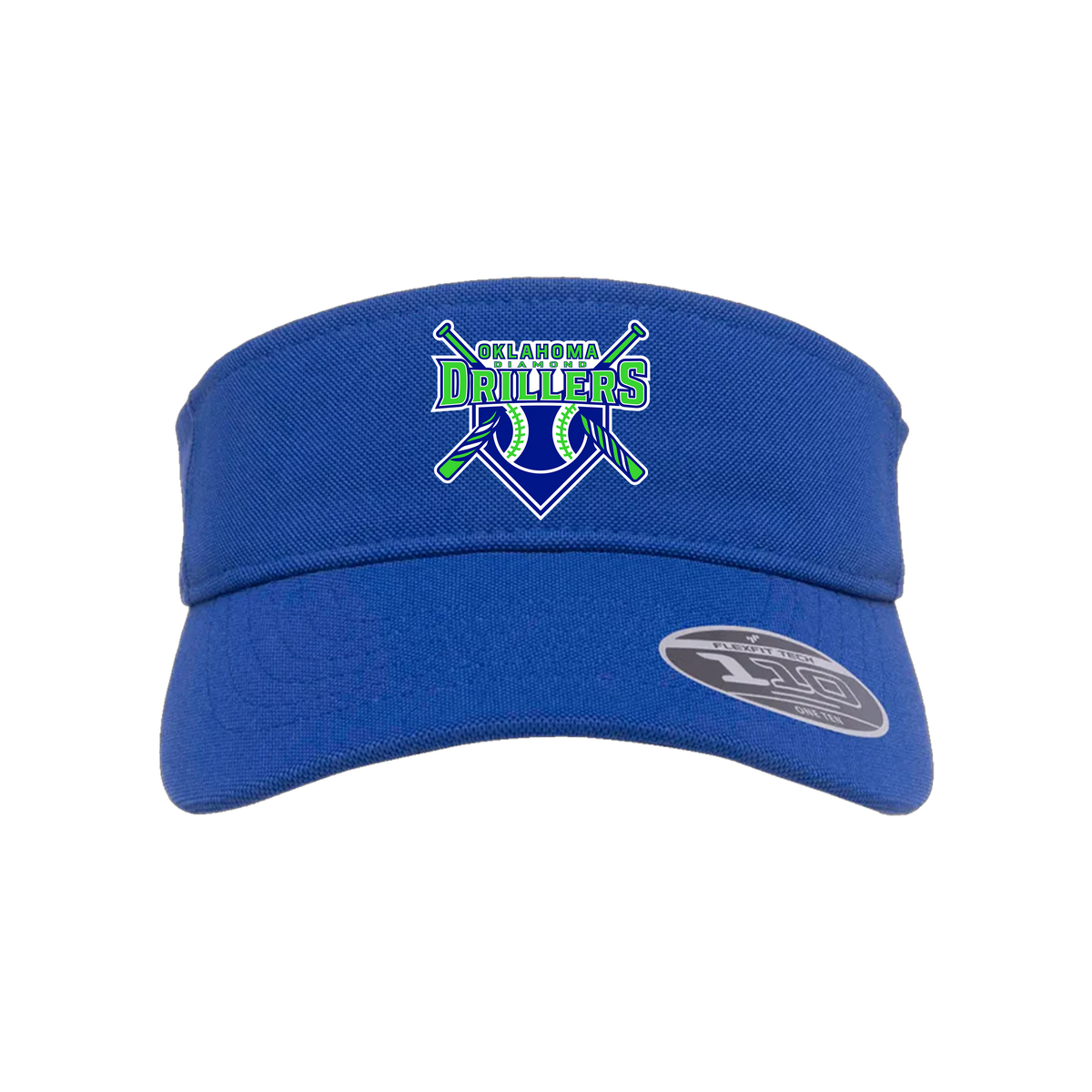 Oklahoma Diamond Drillers Baseball (Miller)- Visor 3 (Royal Blue)
