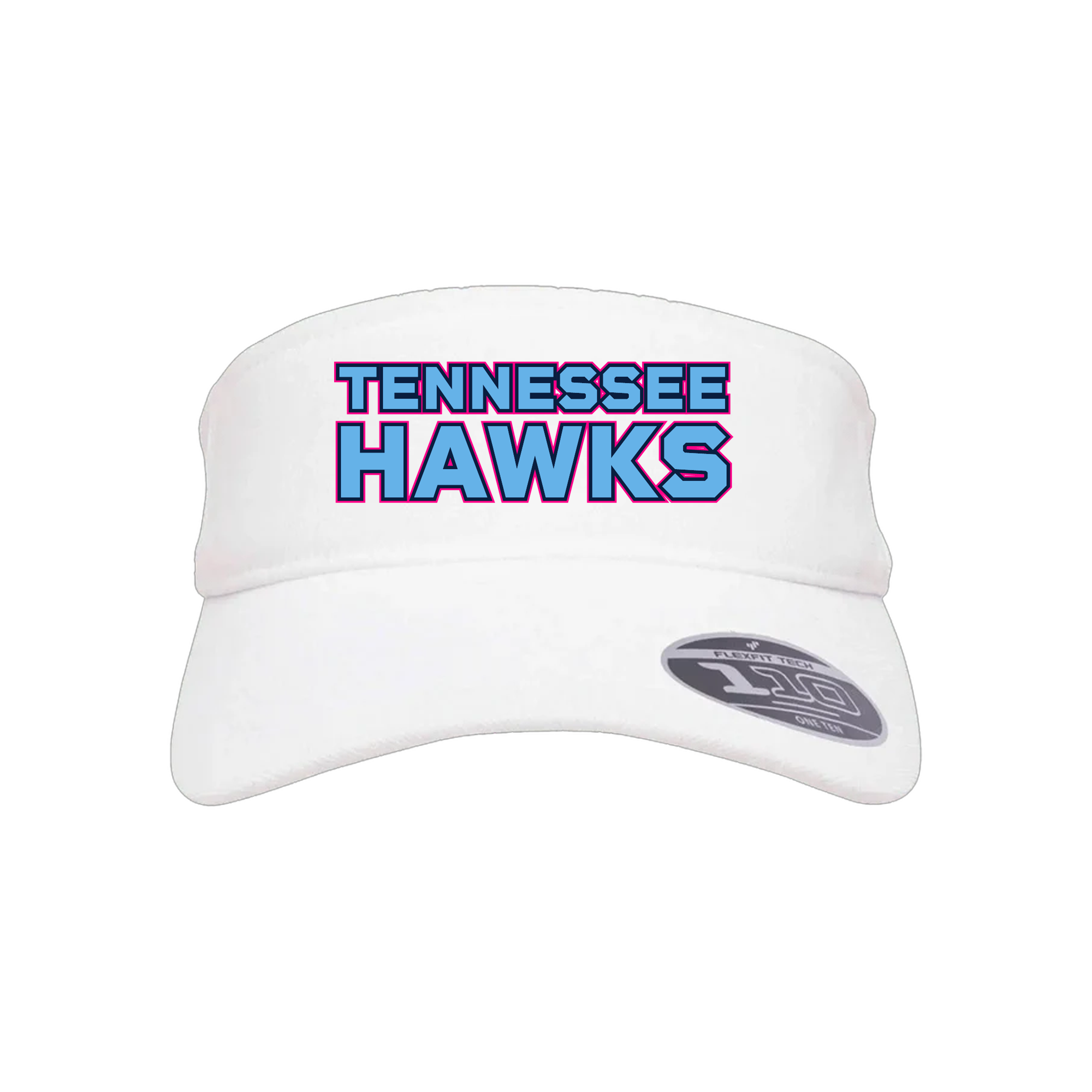 TN HAWKS (SENSING) Fastpitch- Visor 1 (White)