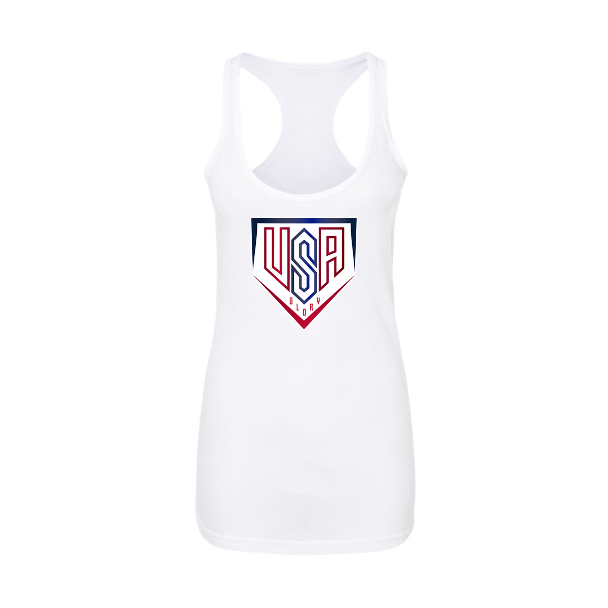 USA Glory Fastpitch- Women's Tank Top 1 (White)