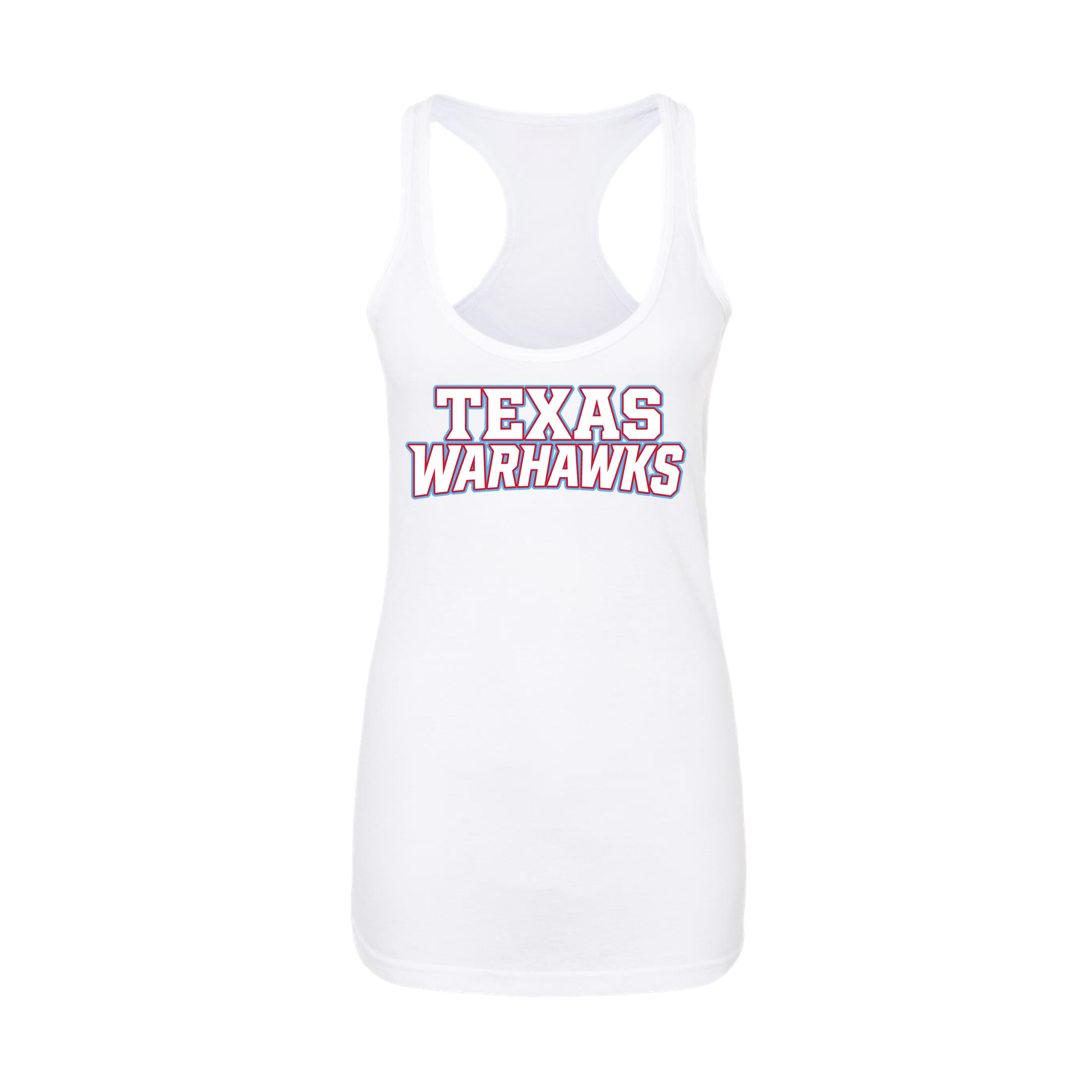 Texas Warhawks (Kent) Baseball- Women's Tank Top 1 (White)