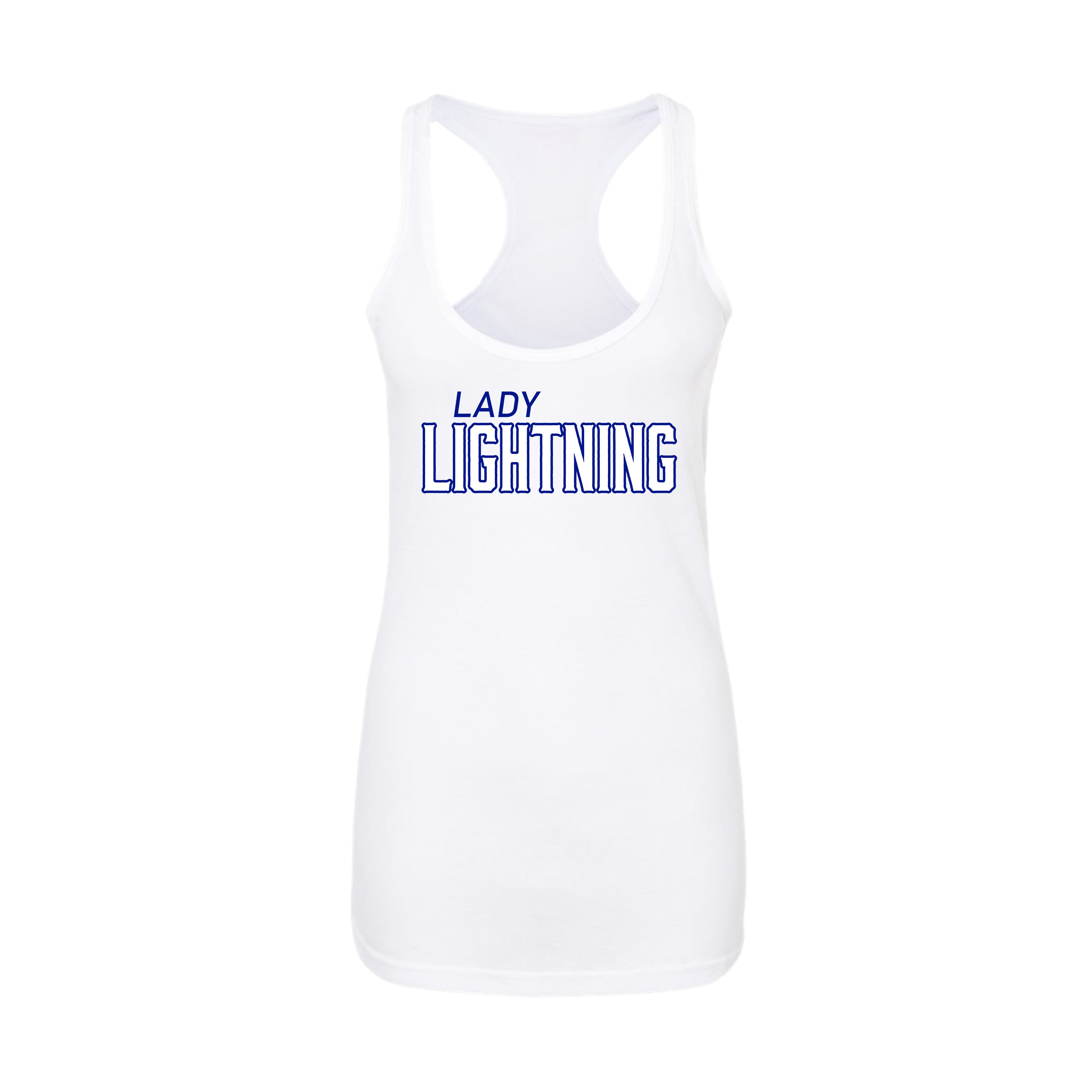 Lady Lightning Fastpitch (Vernon)- Women's Tank Top 1 (White)