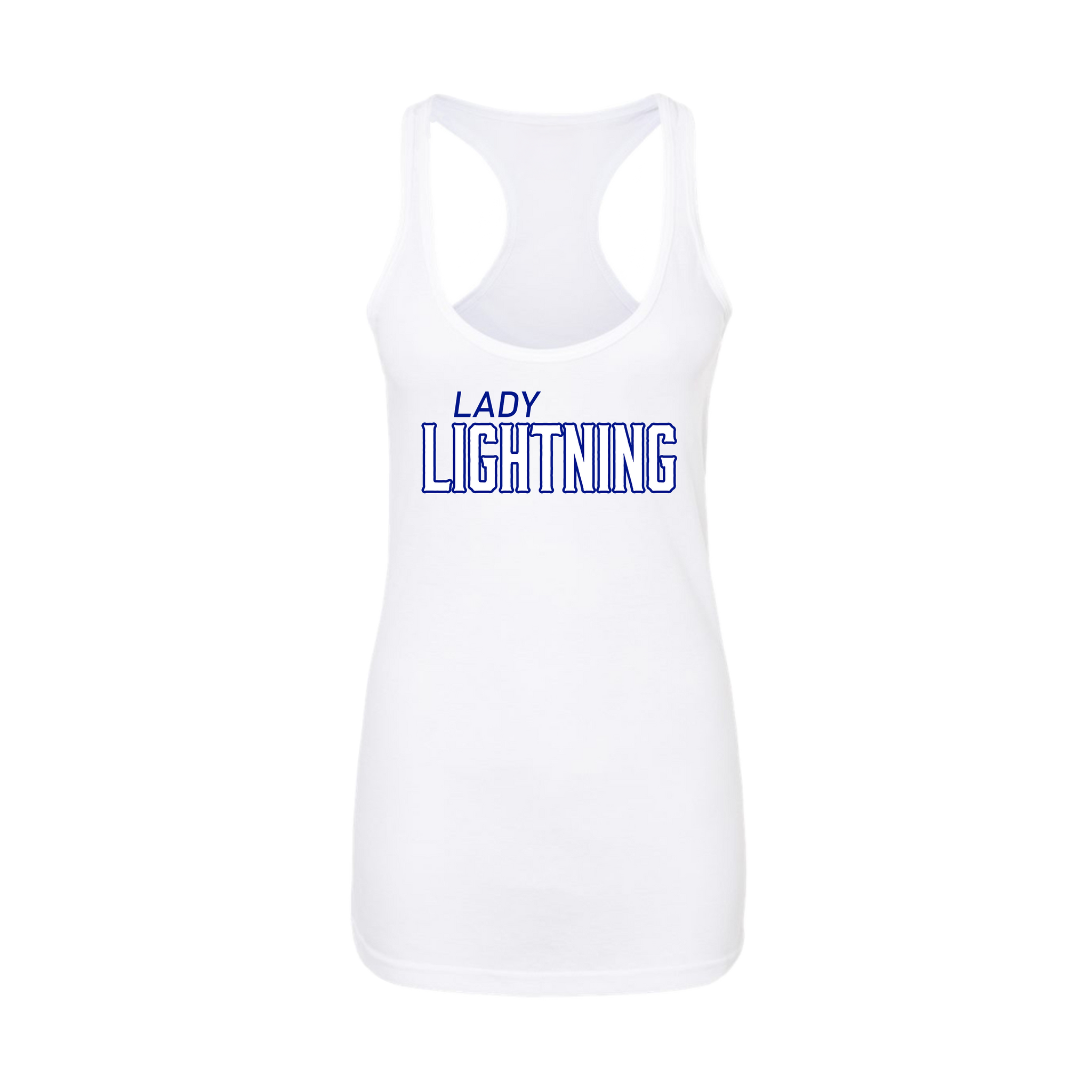Lady Lightning Fastpitch (Vernon)- Women's Tank Top 1 (White)