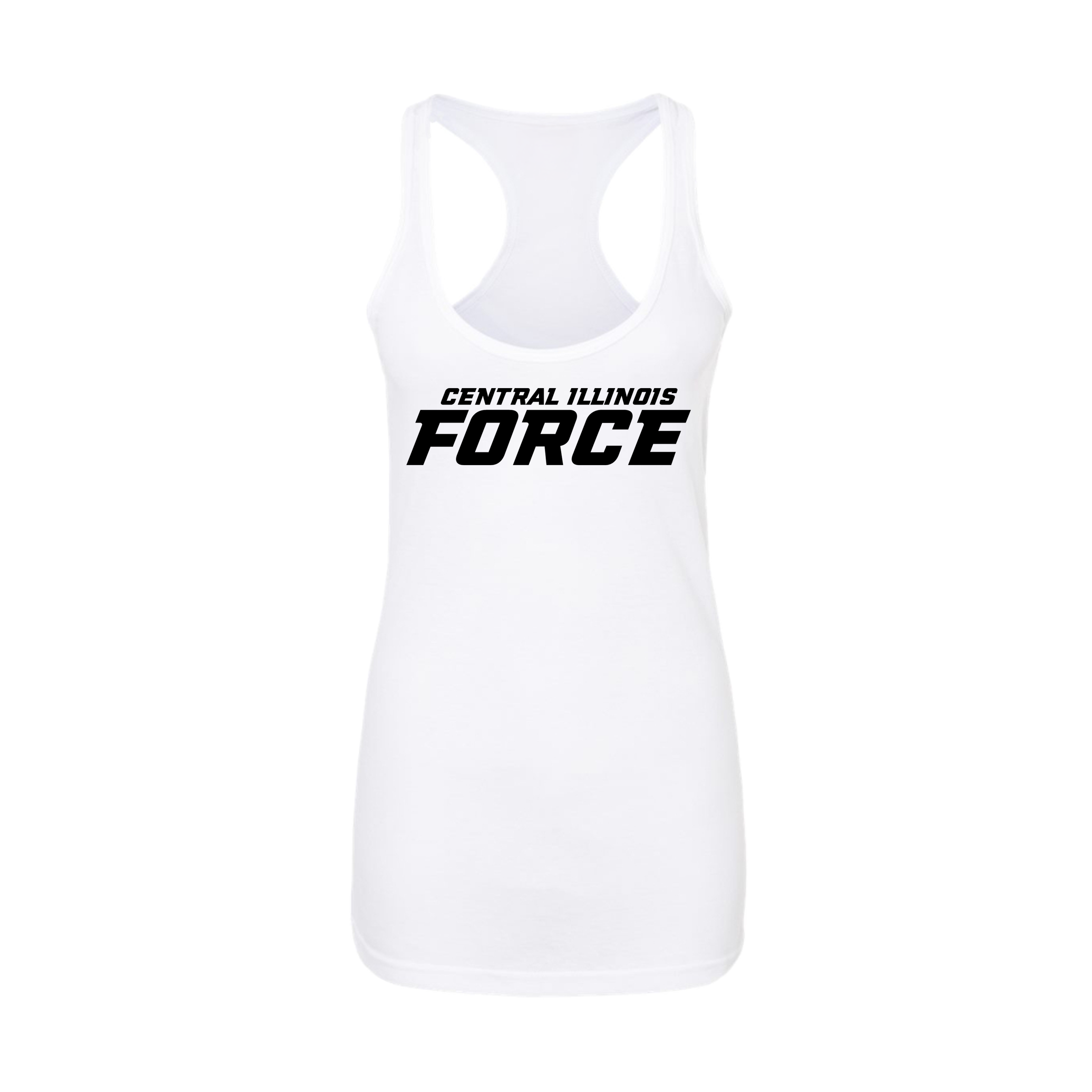 Central IL Lady Force- Women's Tank Top 1 (White)