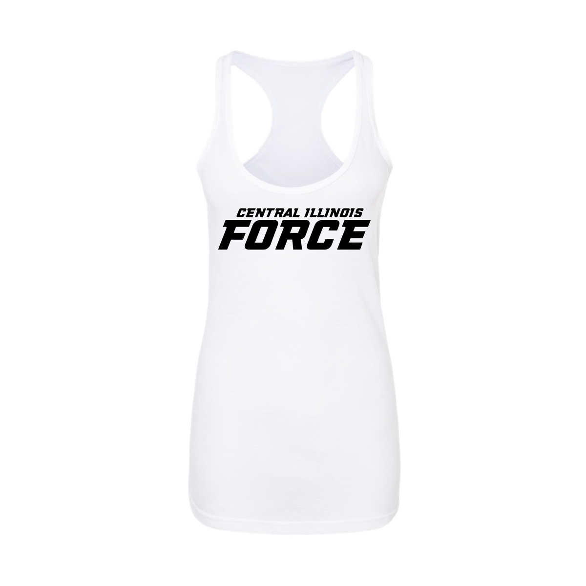 Central IL Lady Force- Women's Tank Top 1 (White)