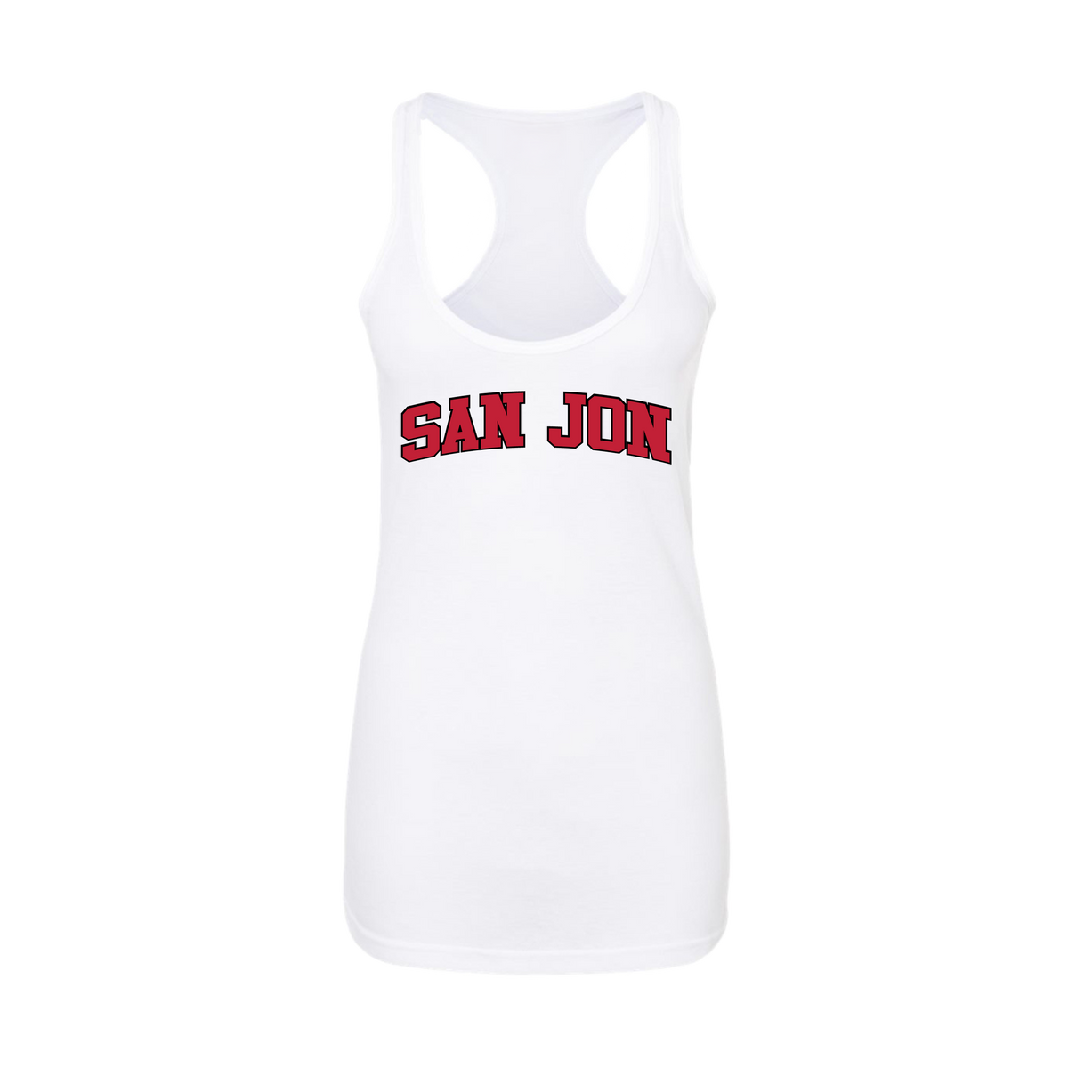 San Jon Coyote Wrestling- Women's Tank Top 1 (White)