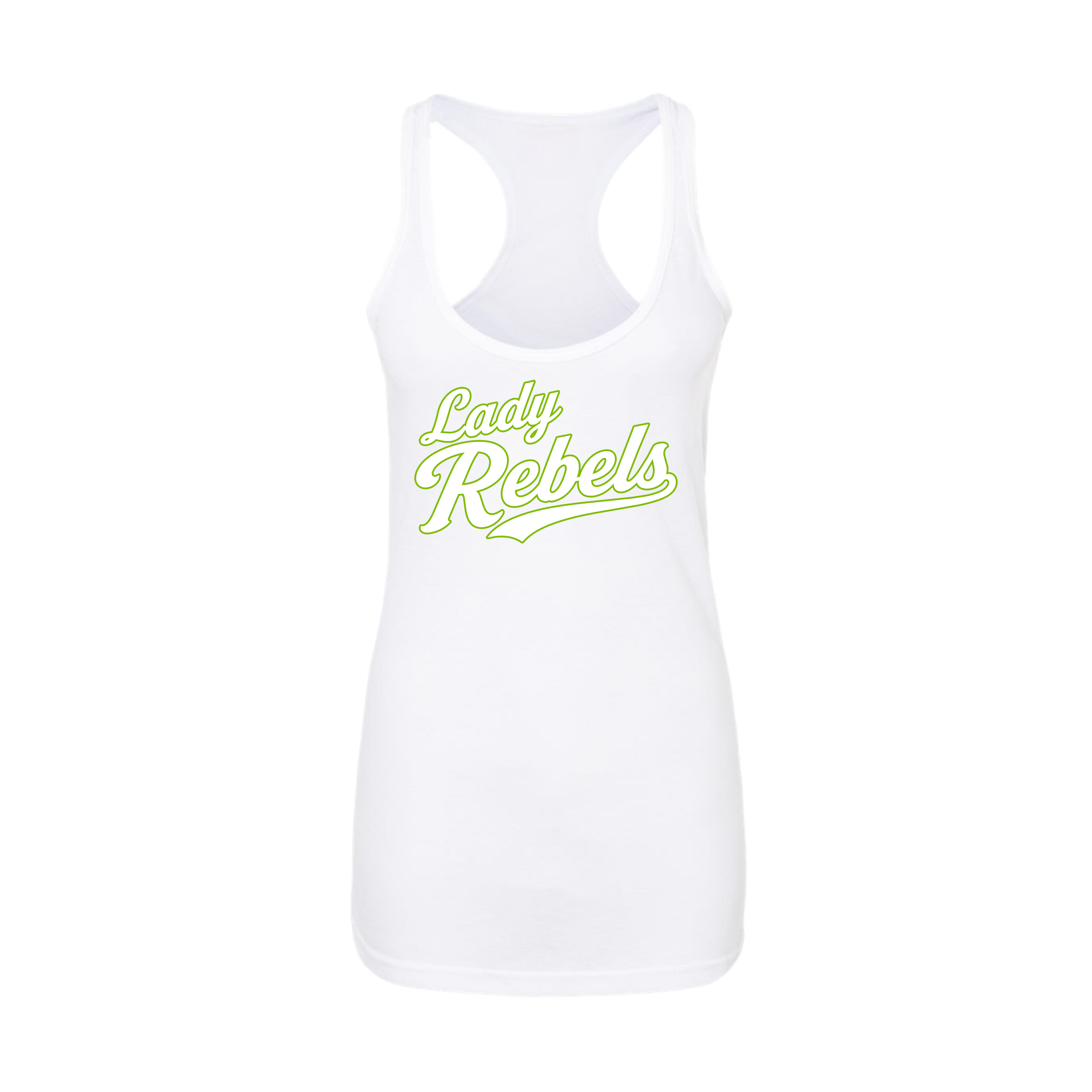 Lady Rebels (Corpman) Fastpitch- Women's Tank Top 1 (White)
