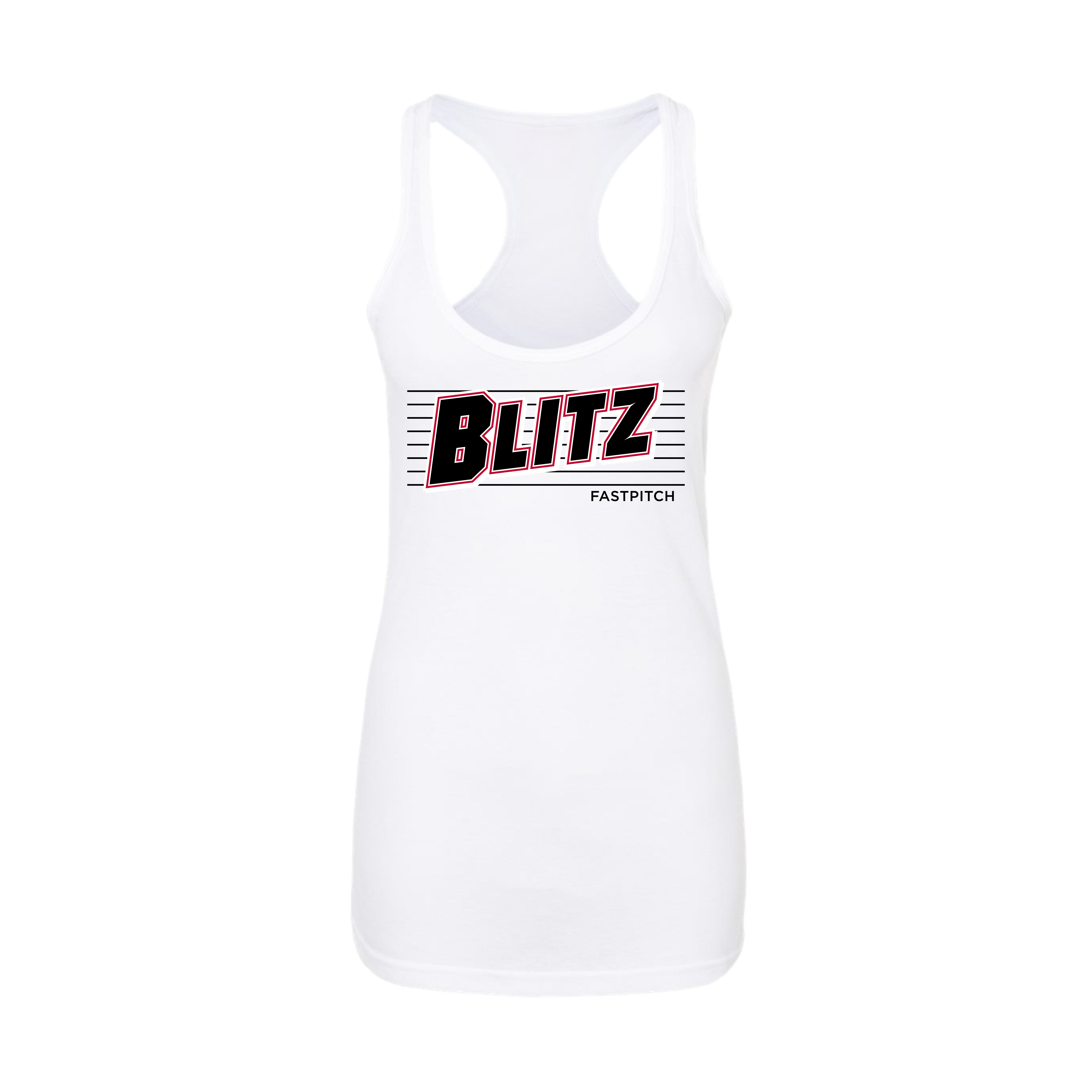 Blitz (Harding) Fastpitch- Women's Tank Top 1 (White)