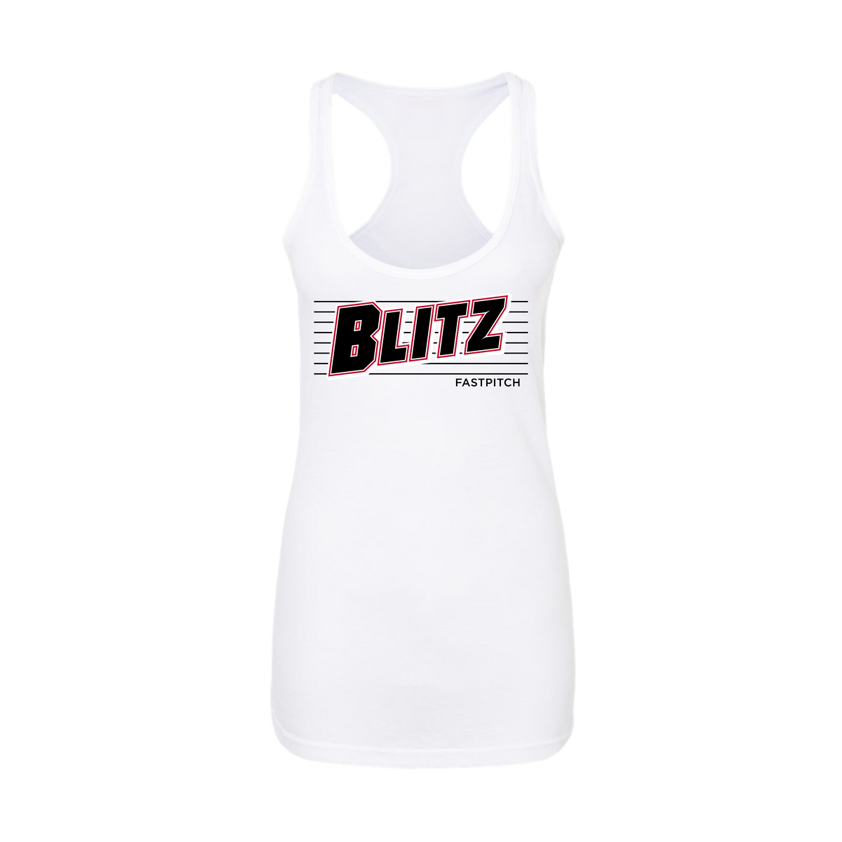 Blitz (Harding) Fastpitch- Women's Tank Top 1 (White)