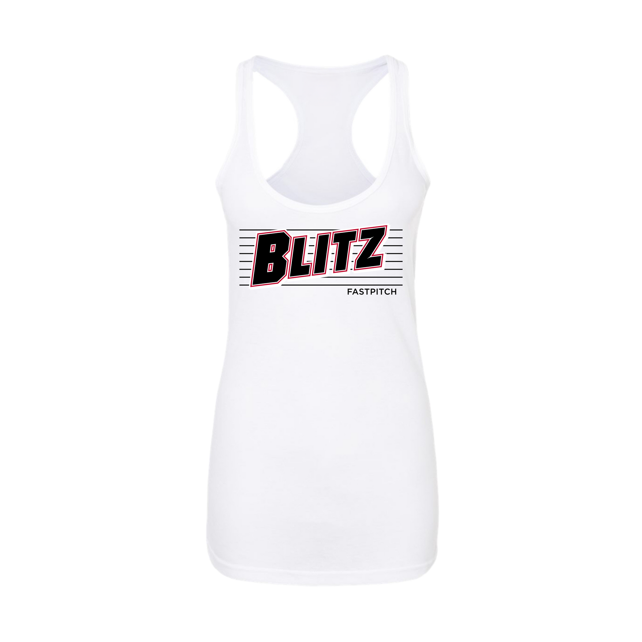 Blitz (Harding) Fastpitch- Women's Tank Top 1 (White)