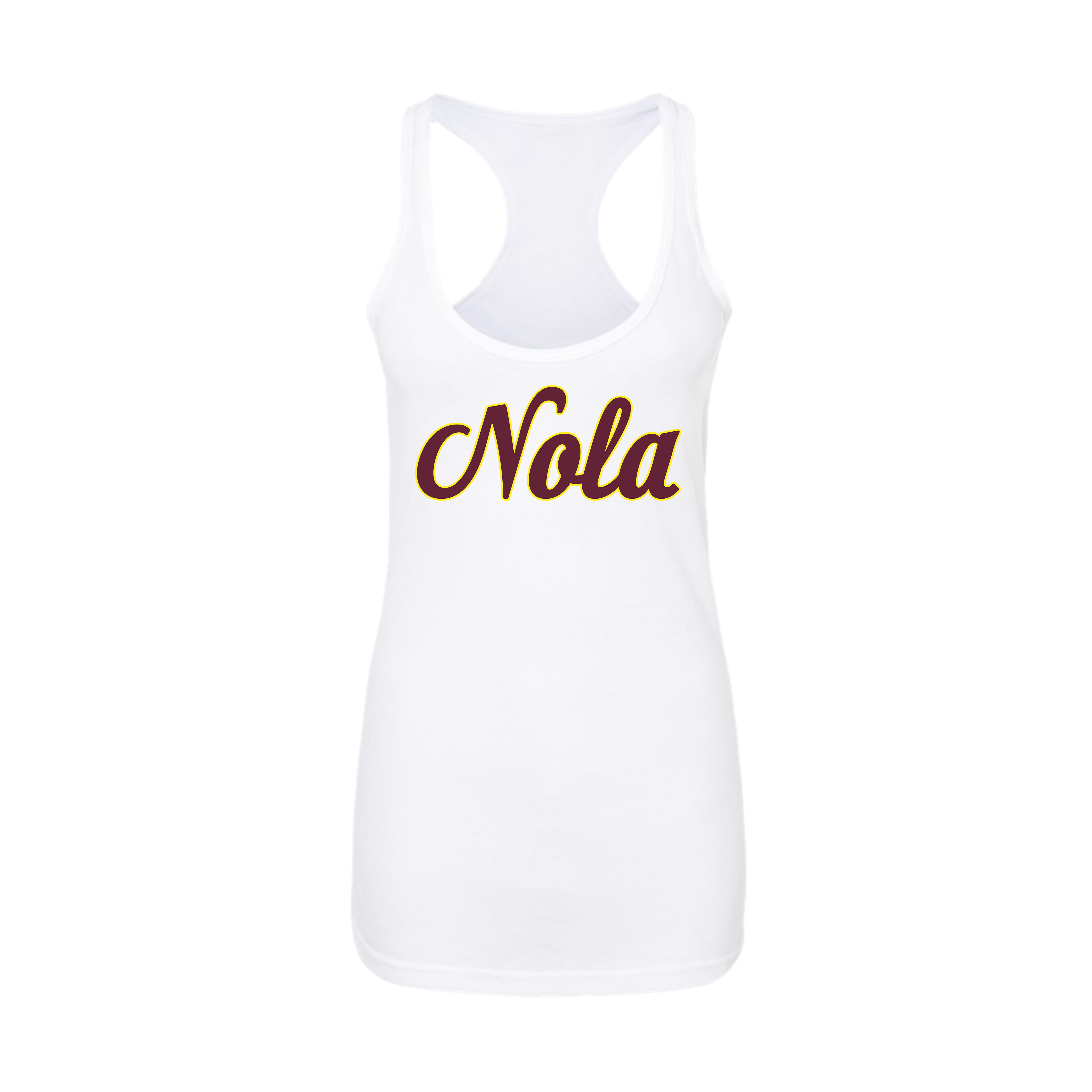 New Orleans Sun Devils Baseball (Ledet) 2026- Women's Tank Top 1 (White)