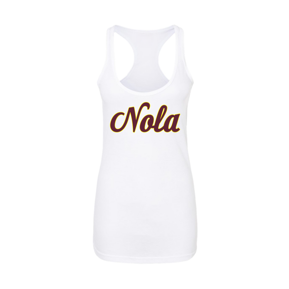 New Orleans Sun Devils Baseball (Ledet) 2026- Women's Tank Top 1 (White)