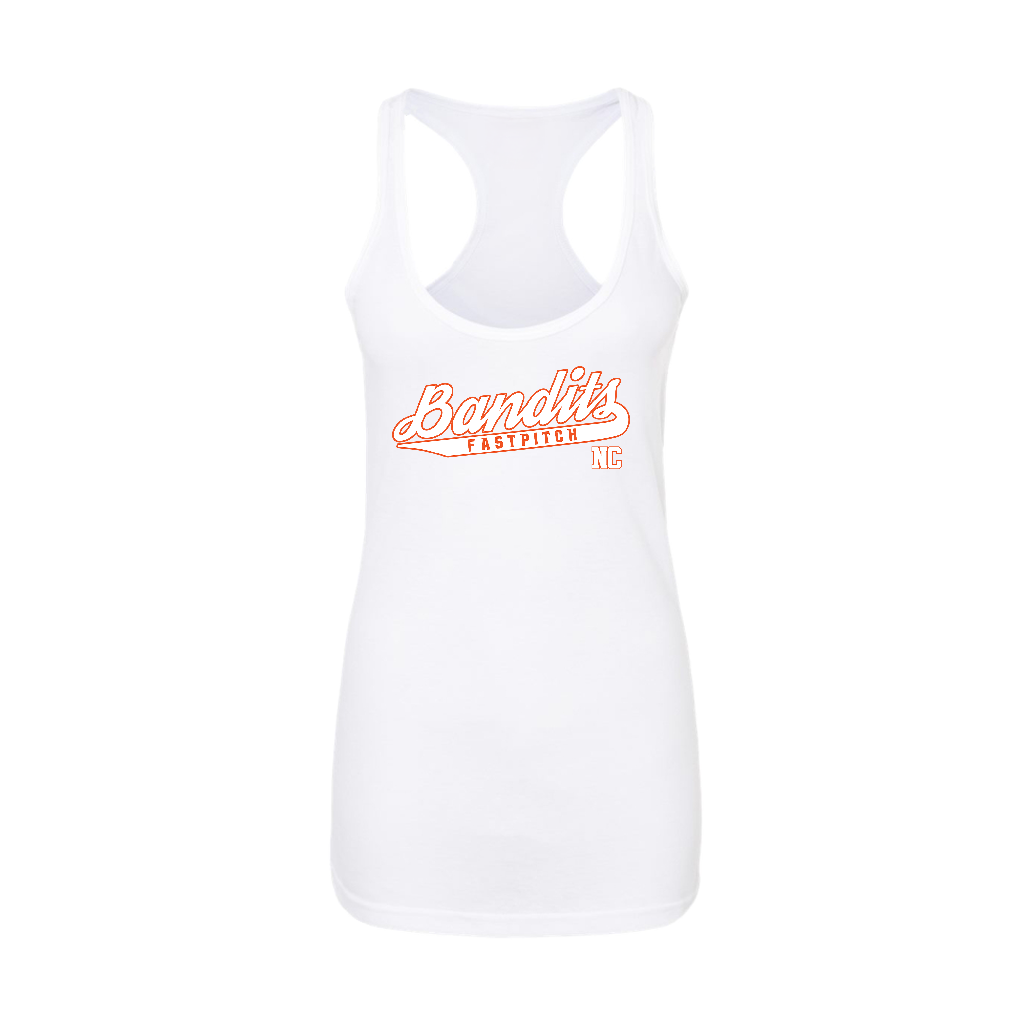 Bandits NC Fastpitch (Hatcher) 2026- Women's Tank Top 1 (White)