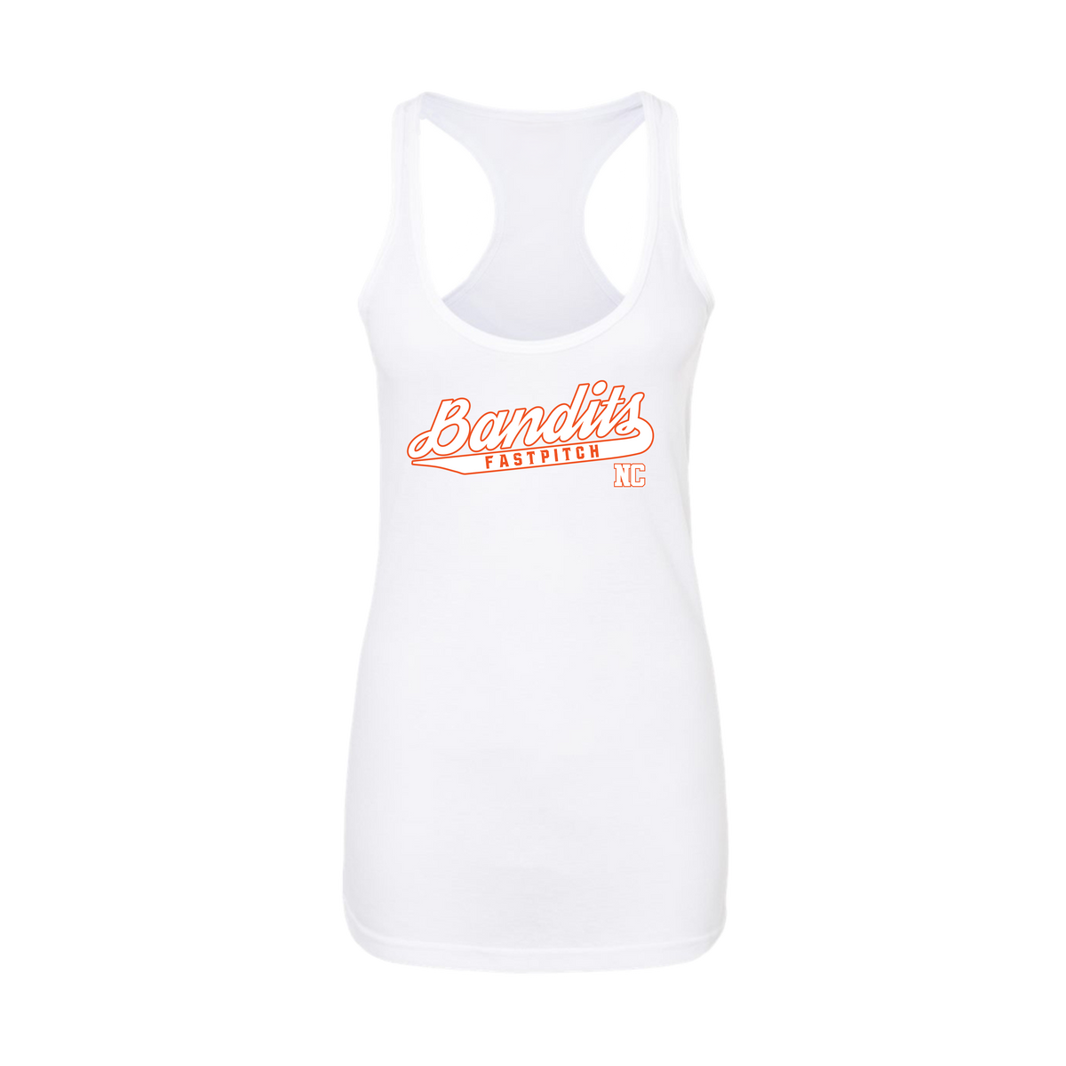 Bandits NC Fastpitch (Hatcher) 2026- Women's Tank Top 1 (White)