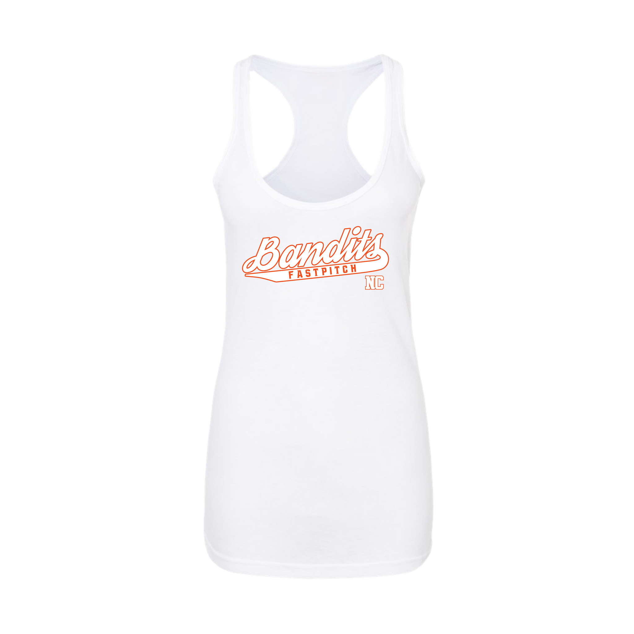 Bandits NC Fastpitch (Hatcher) 2026- Women's Tank Top 1 (White)