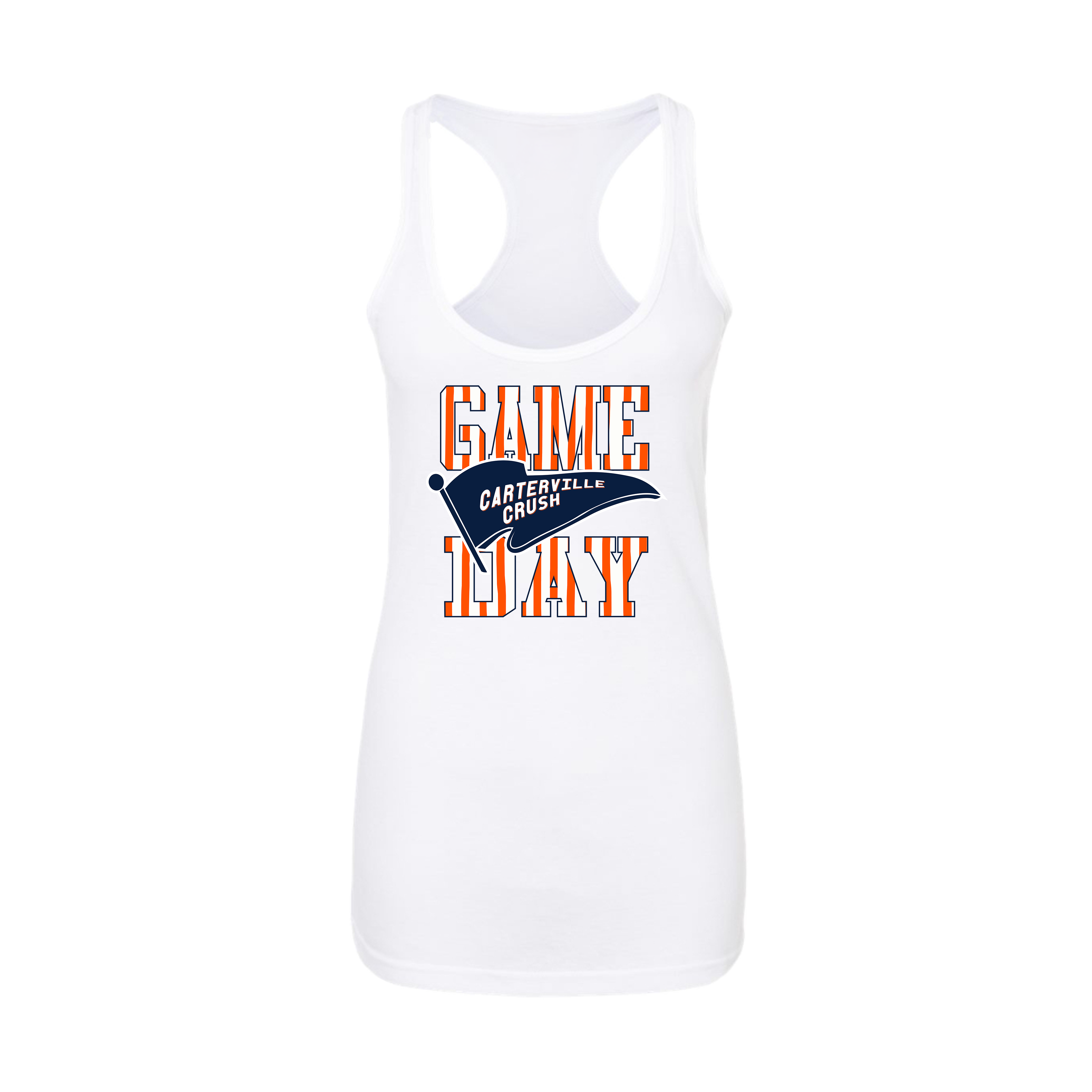 Carterville Crush (Wheaton) Fastpitch- Women's Tank Top 1 (White)