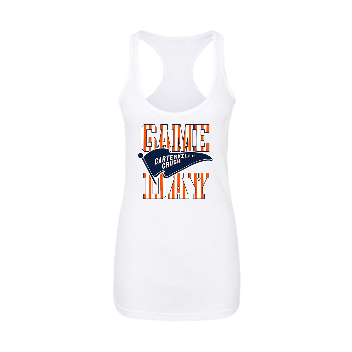 Carterville Crush (Wheaton) Fastpitch- Women's Tank Top 1 (White)