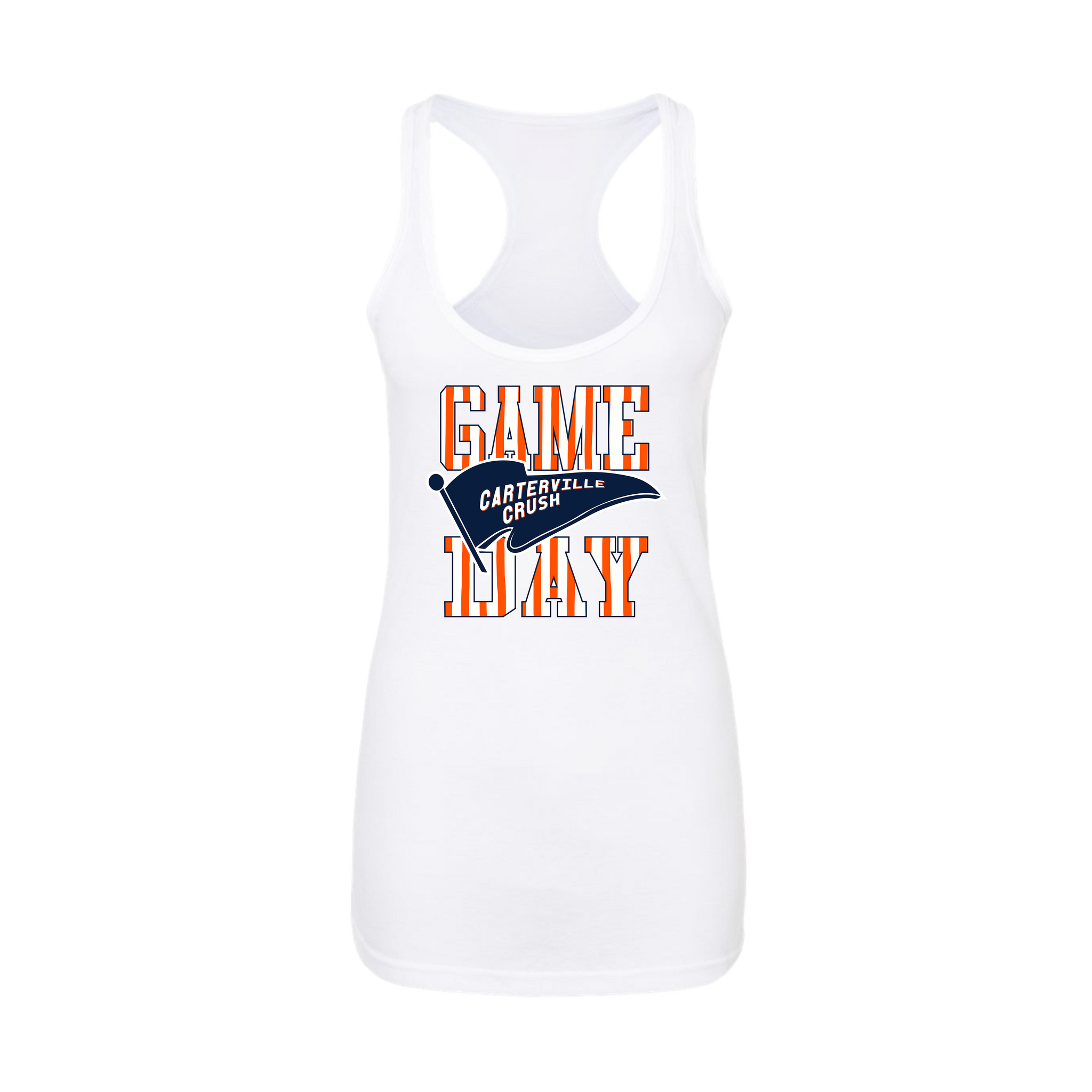 Carterville Crush (Wheaton) Fastpitch- Women's Tank Top 1 (White)