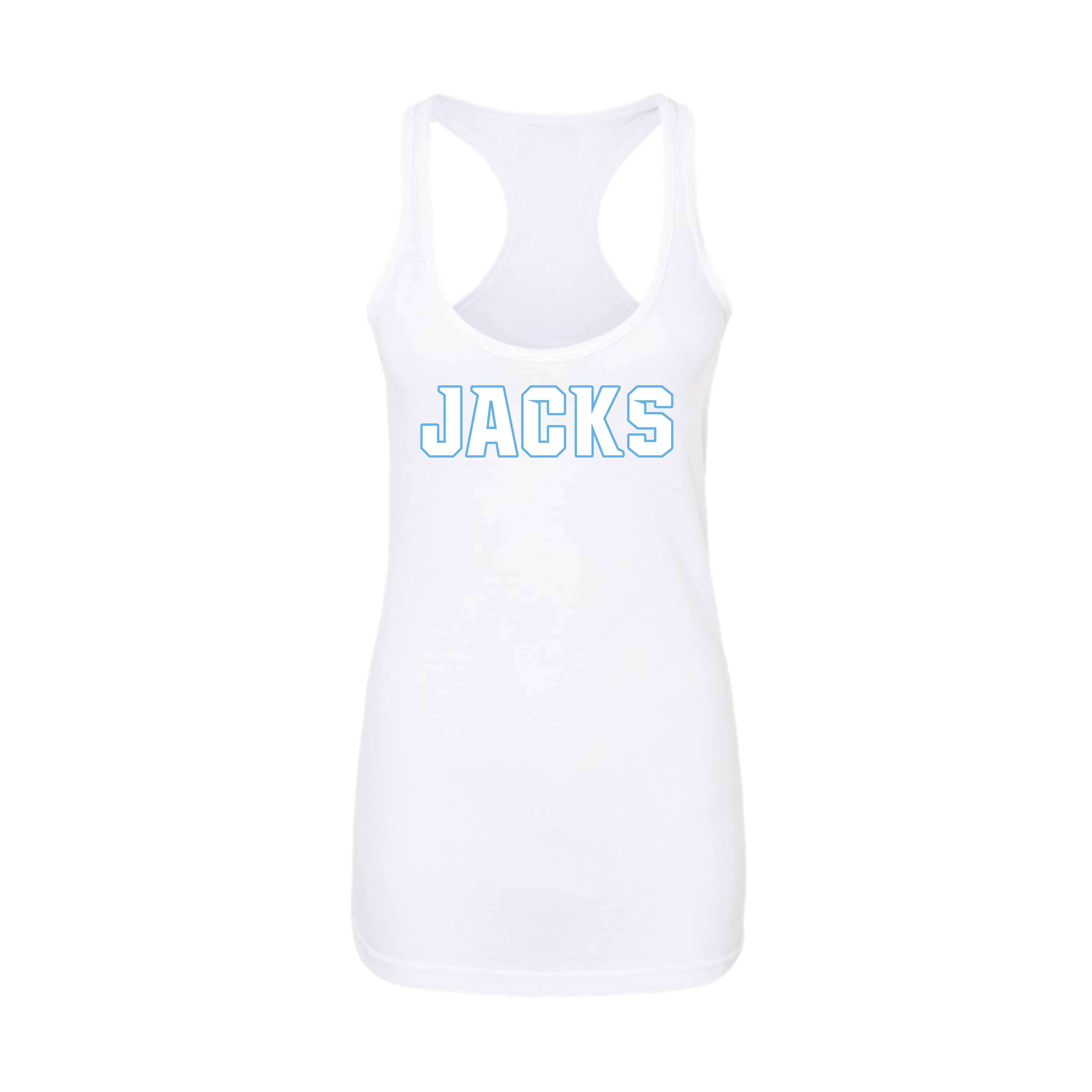 Lightning Jacks Baseball (Tucker)- Women's Tank Top 1 (White)