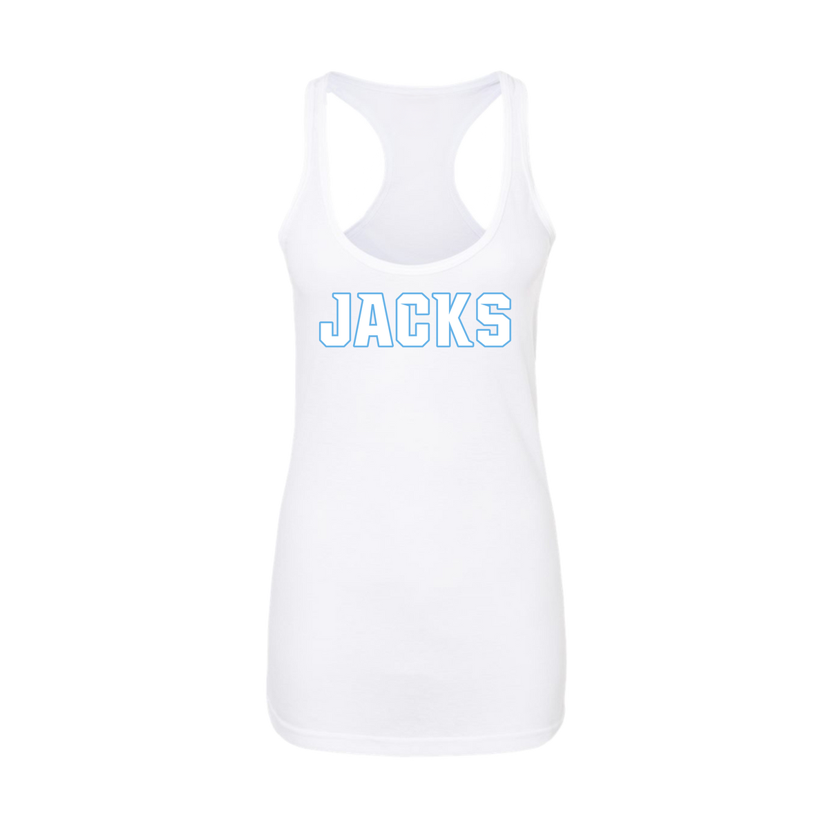 Lightning Jacks Baseball (Tucker)- Women's Tank Top 1 (White)