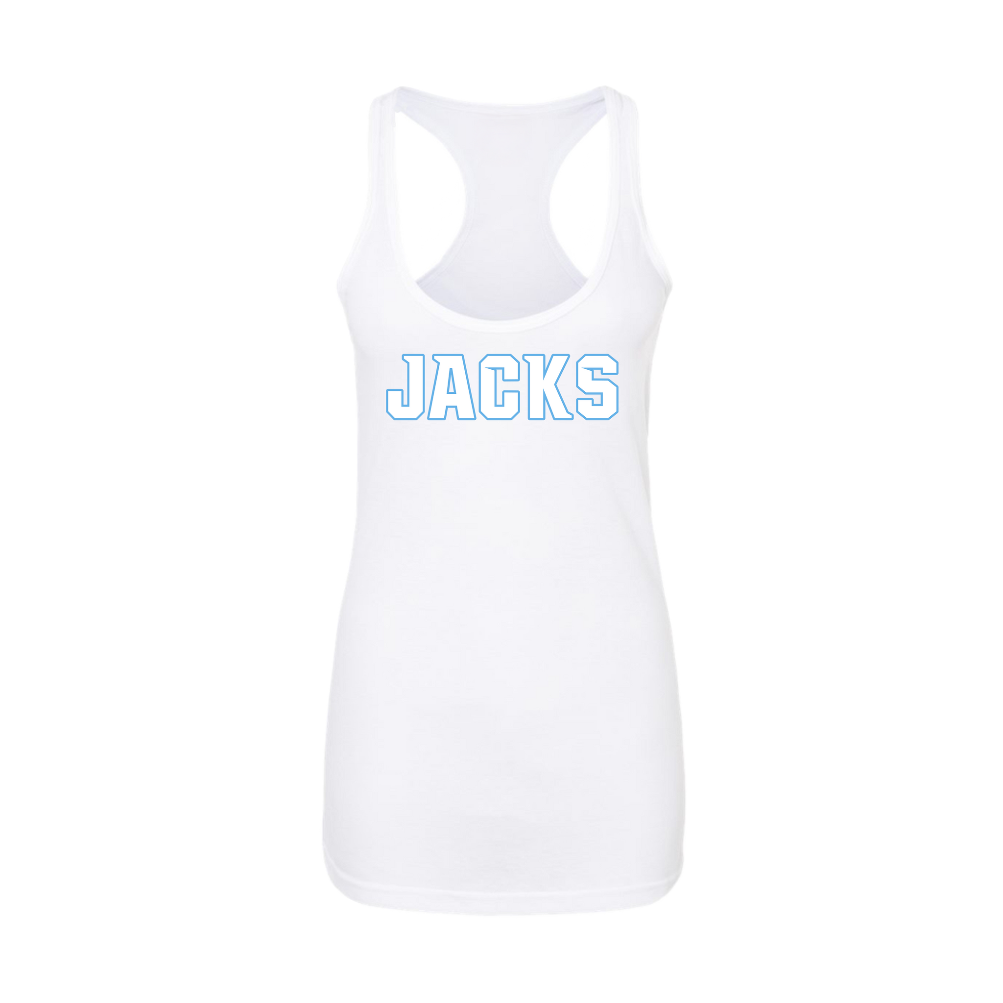 Lightning Jacks Baseball (Tucker)- Women's Tank Top 1 (White)