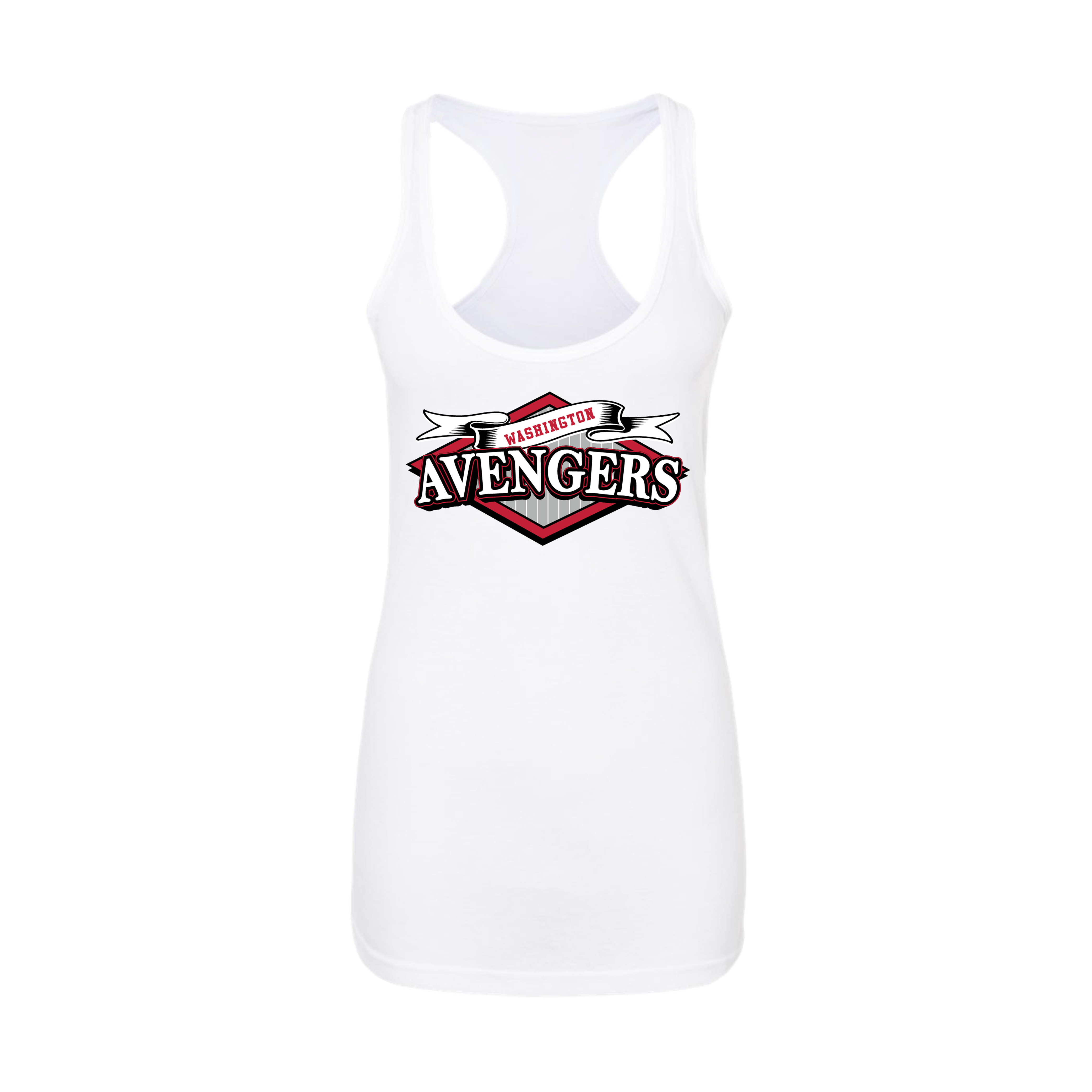 Washington Avengers (Bagley) Baseball- Women's Tank Top 1 (White)