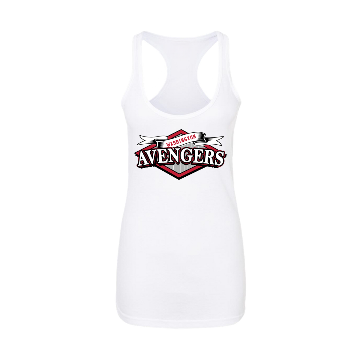Washington Avengers (Bagley) Baseball- Women's Tank Top 1 (White)